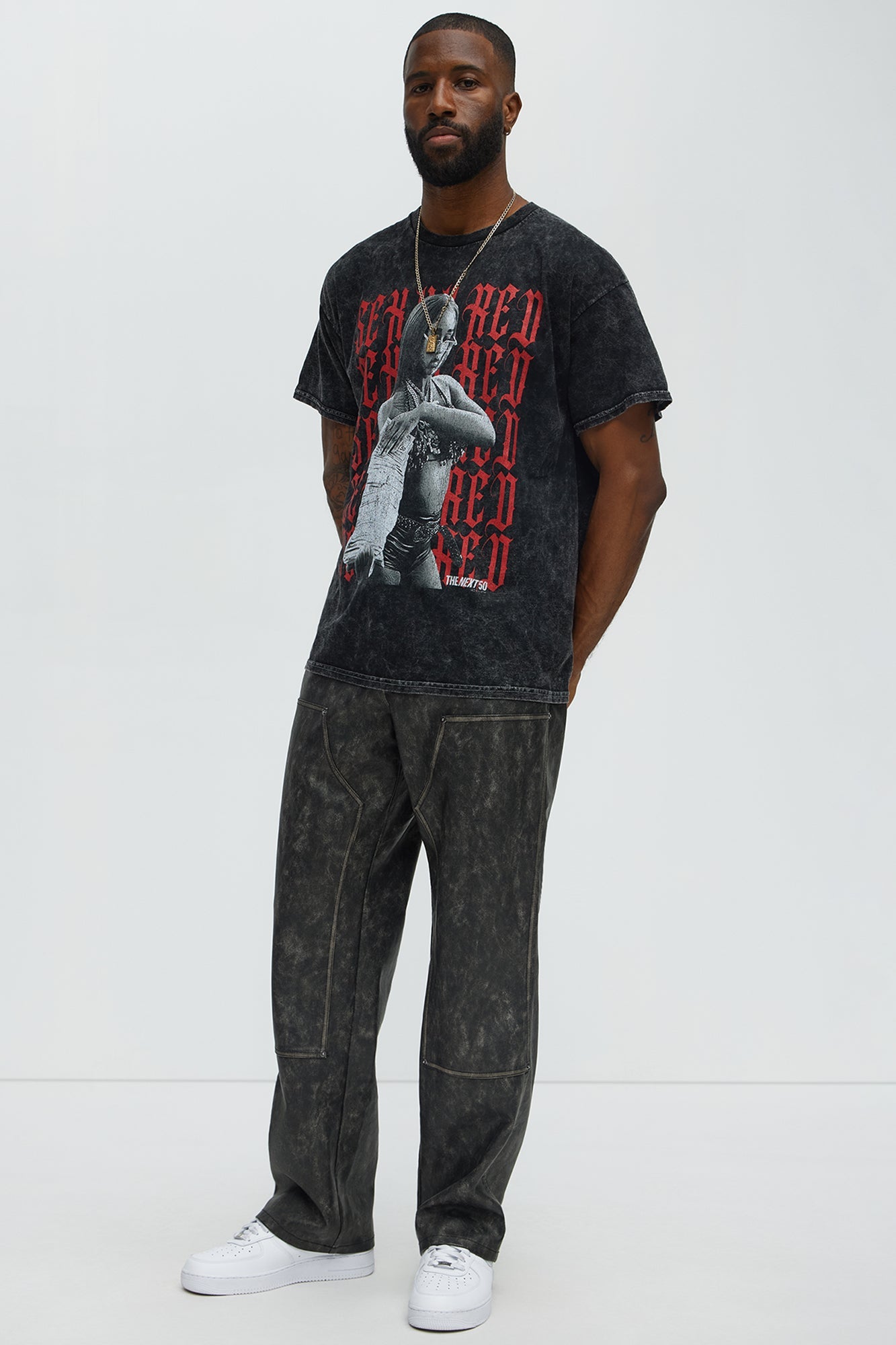 Sexy Red Get It Sexyy Short Sleeve Tee - Black