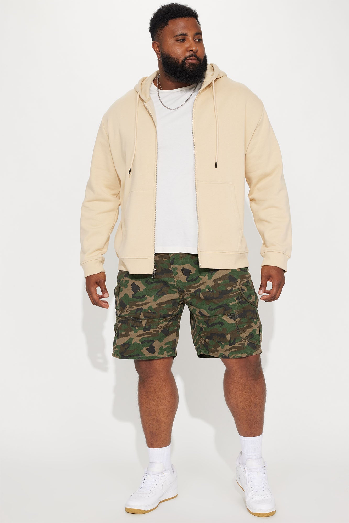 Get Out Twill Cargo Shorts - Camouflage