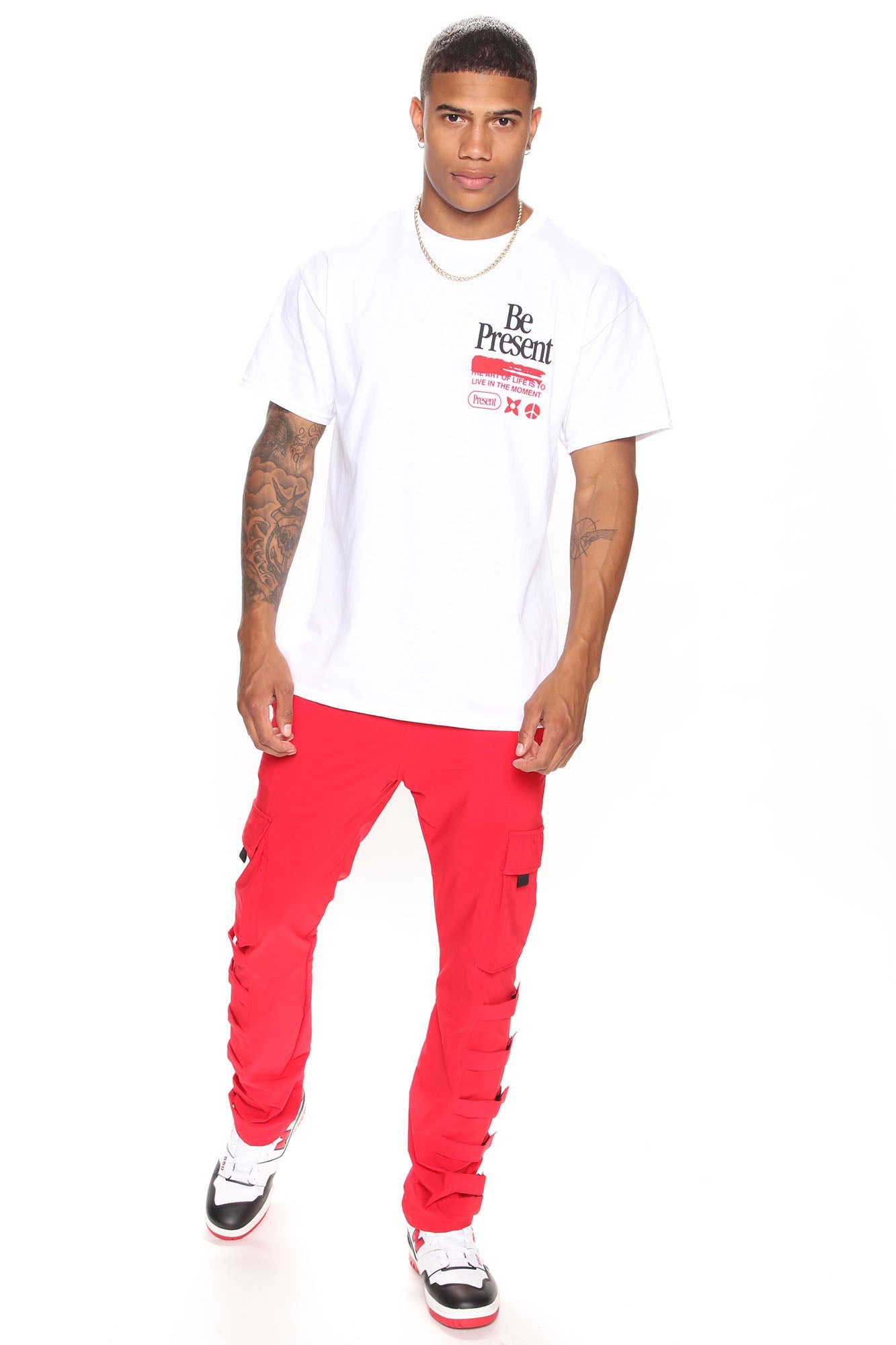 Be Present Short Sleeve Tee - White