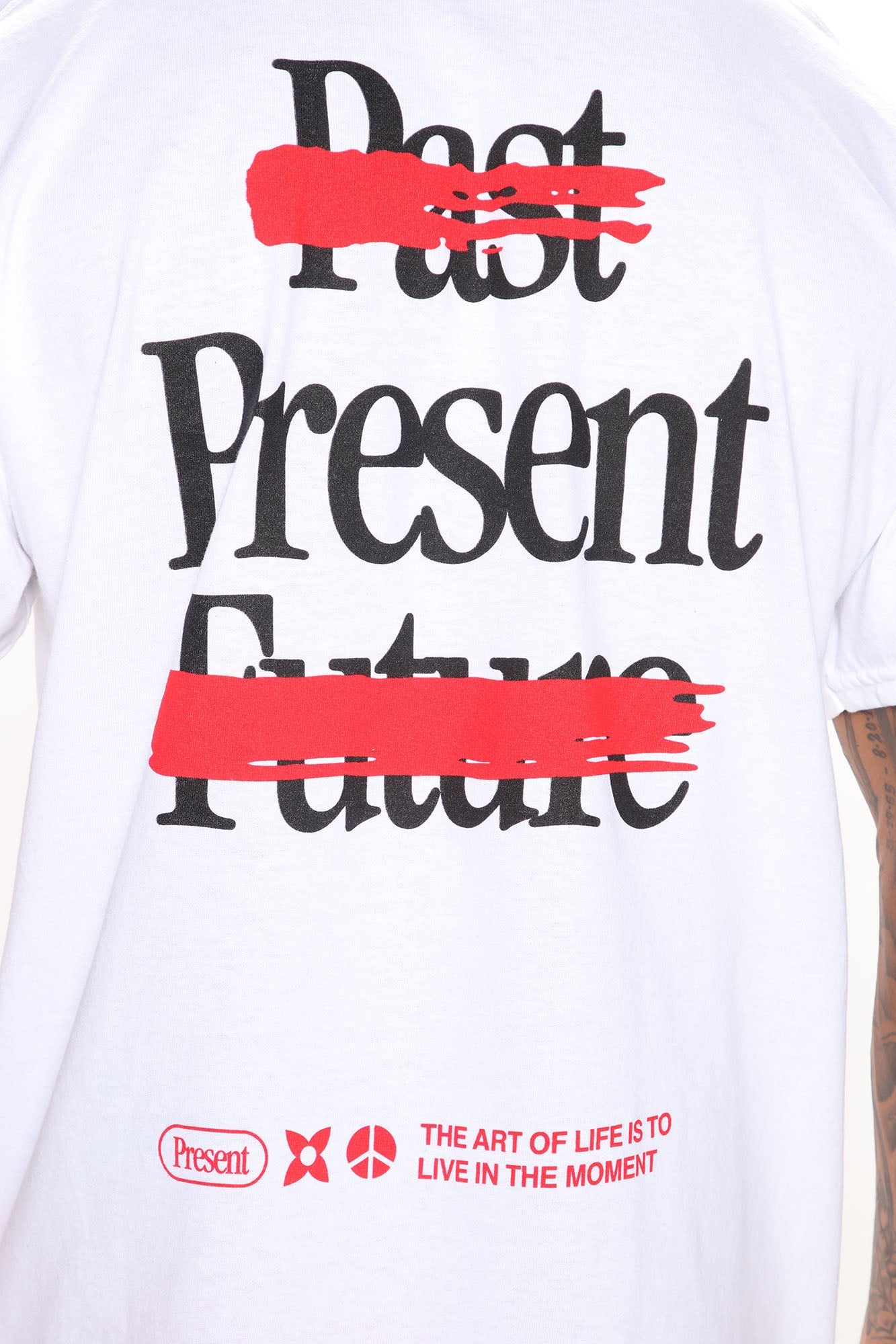 Be Present Short Sleeve Tee - White
