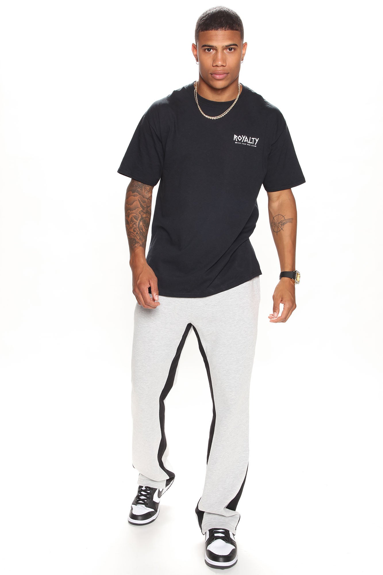 Tyson Flared Sweatpants - Grey