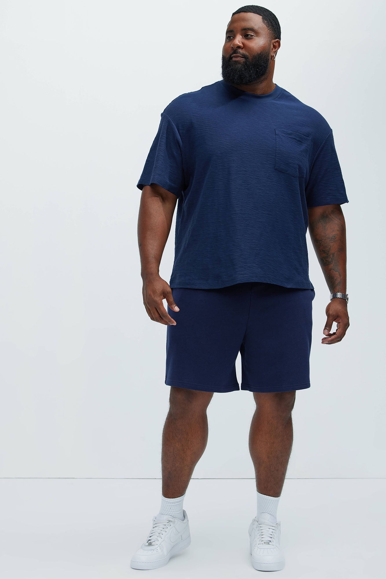 Tyson Sweatshort - Navy