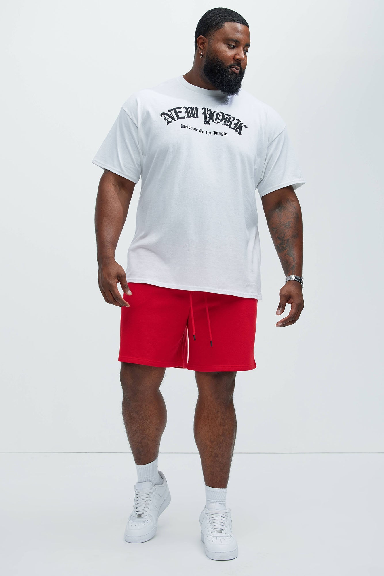 Tyson Sweatshort - Red