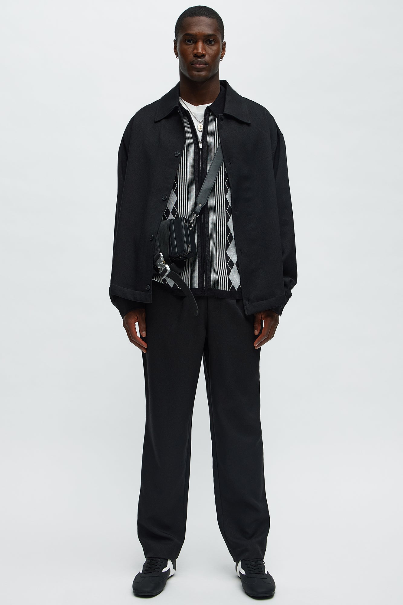 Relaxed Mara Overshirt - Black