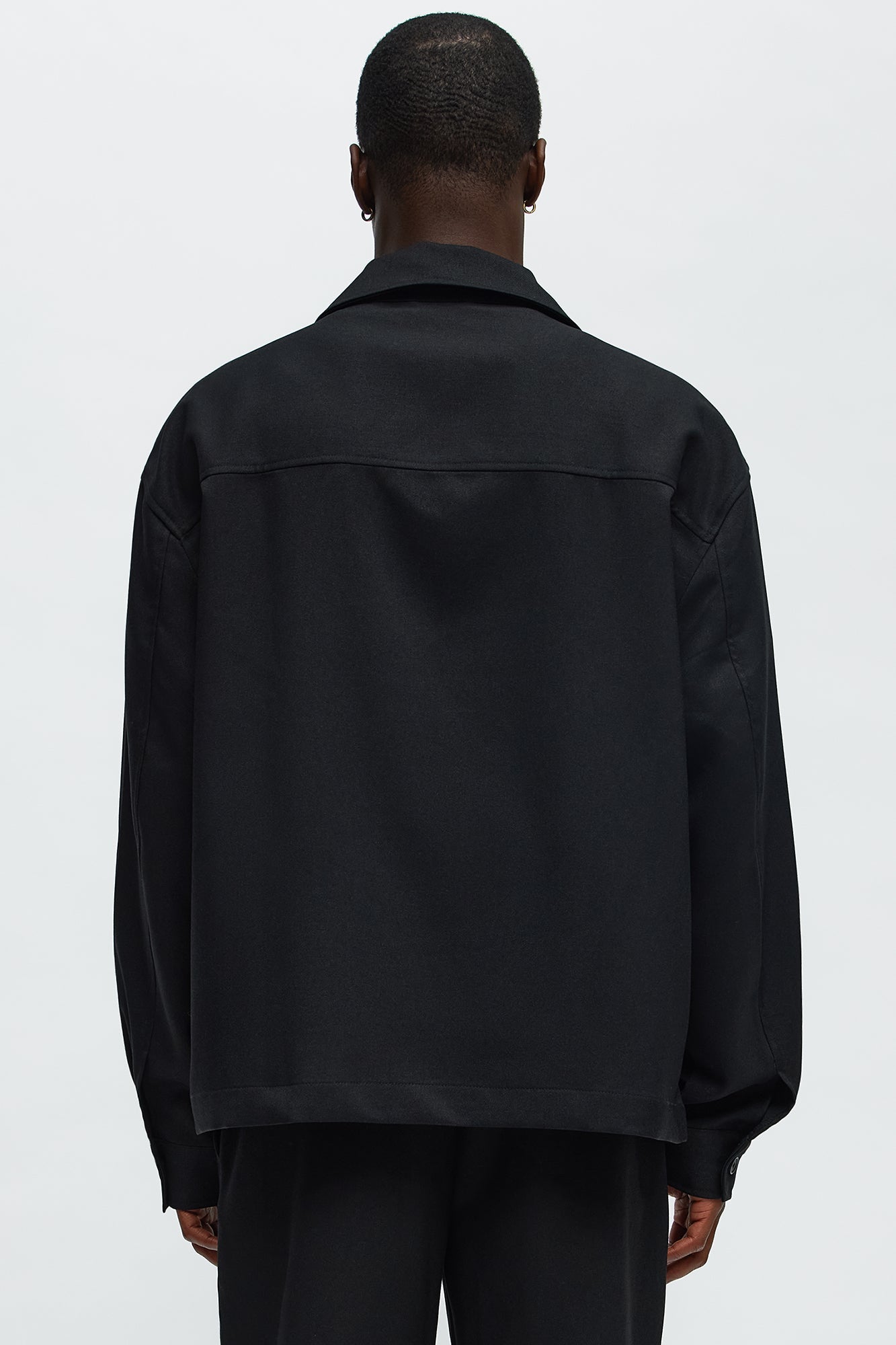 Relaxed Mara Overshirt - Black