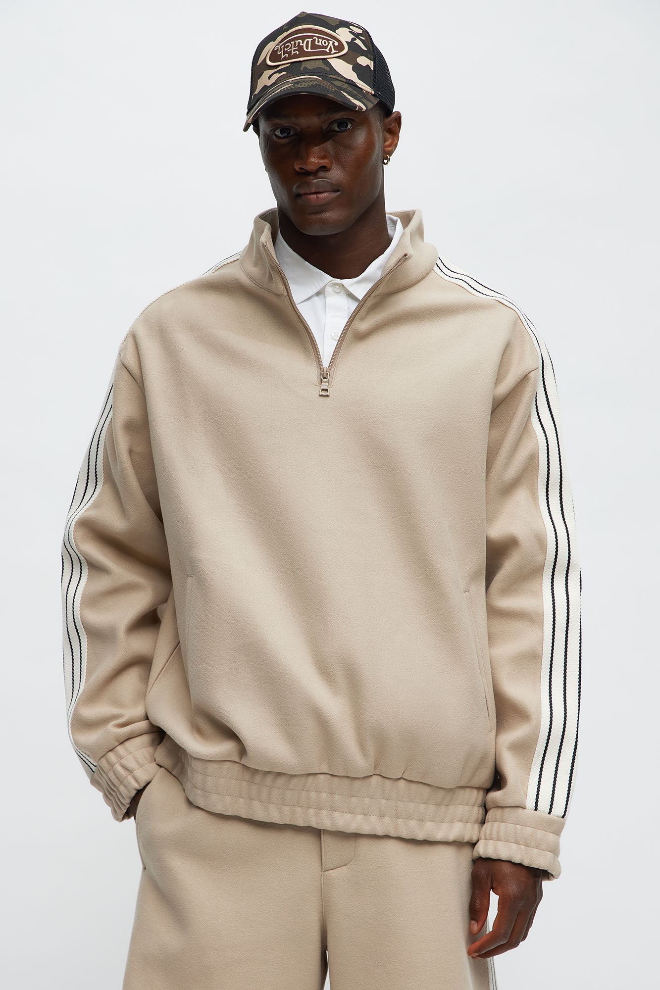 Tyson Resort Track Jacket - Tan