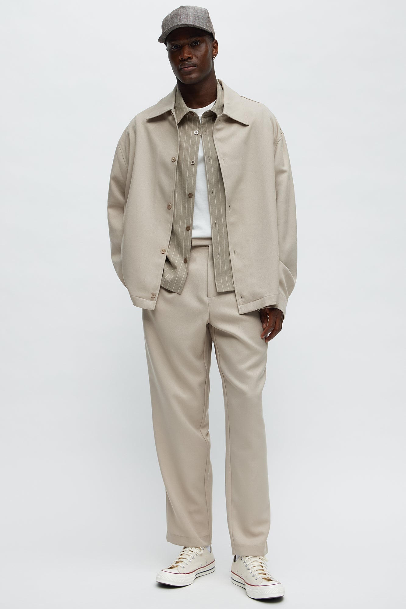 Relaxed Mara Overshirt - Tan