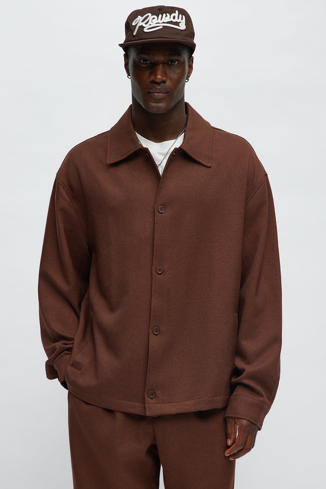 Relaxed Mara Overshirt - Brown