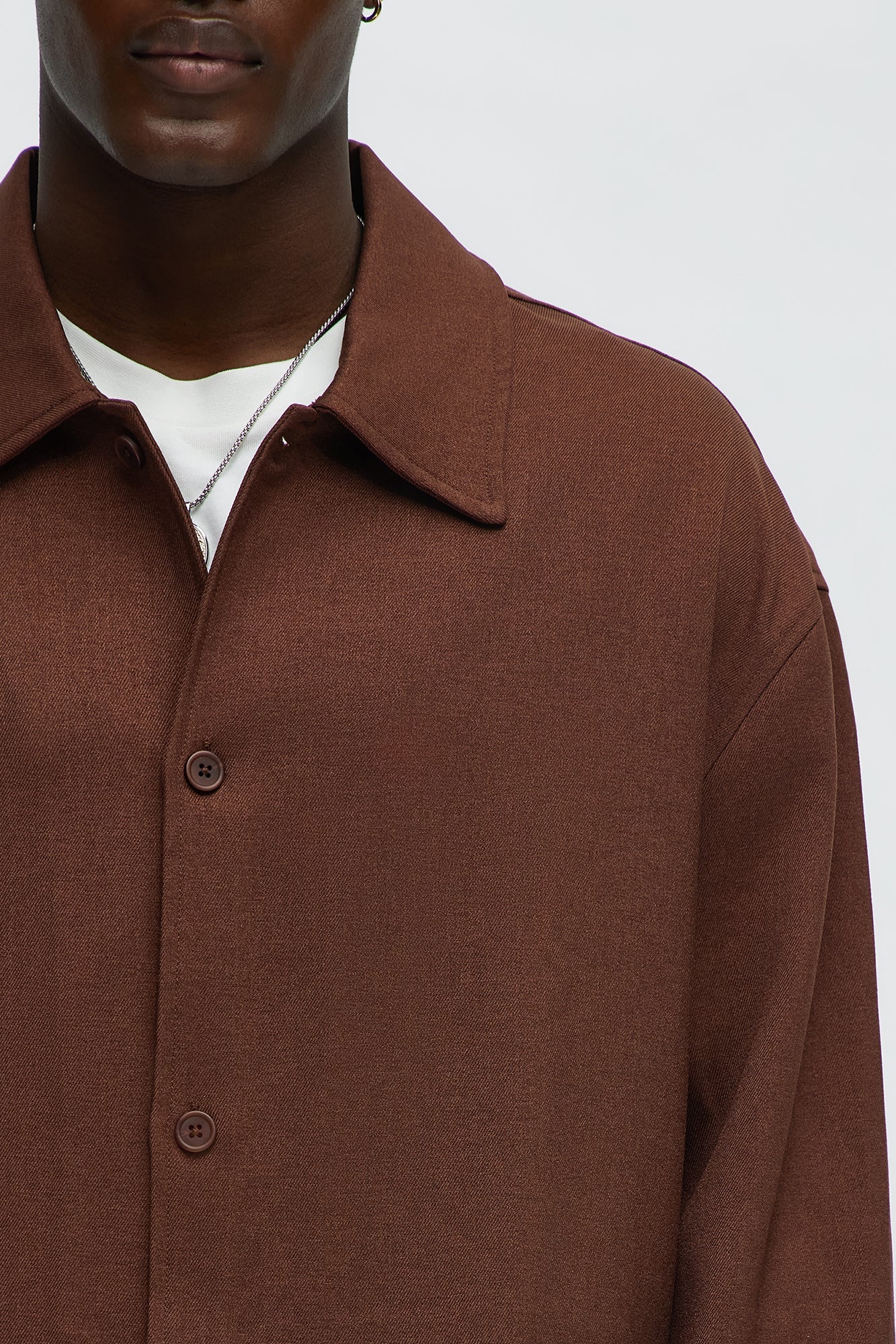 Relaxed Mara Overshirt - Brown