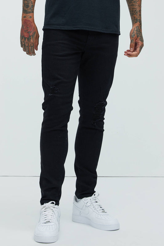 Take No L's Skinny Jean - Black