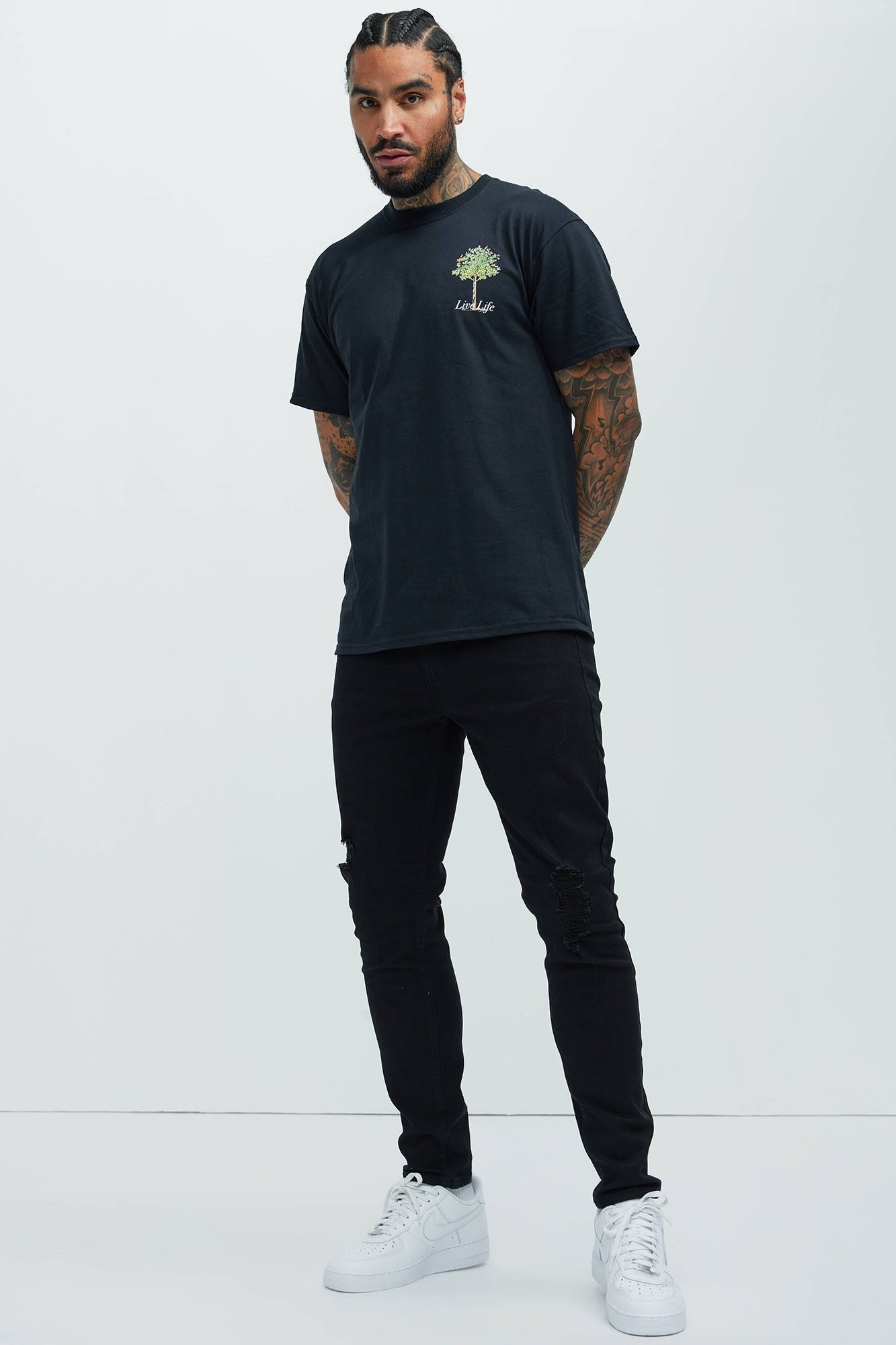 Take No L's Skinny Jean - Black