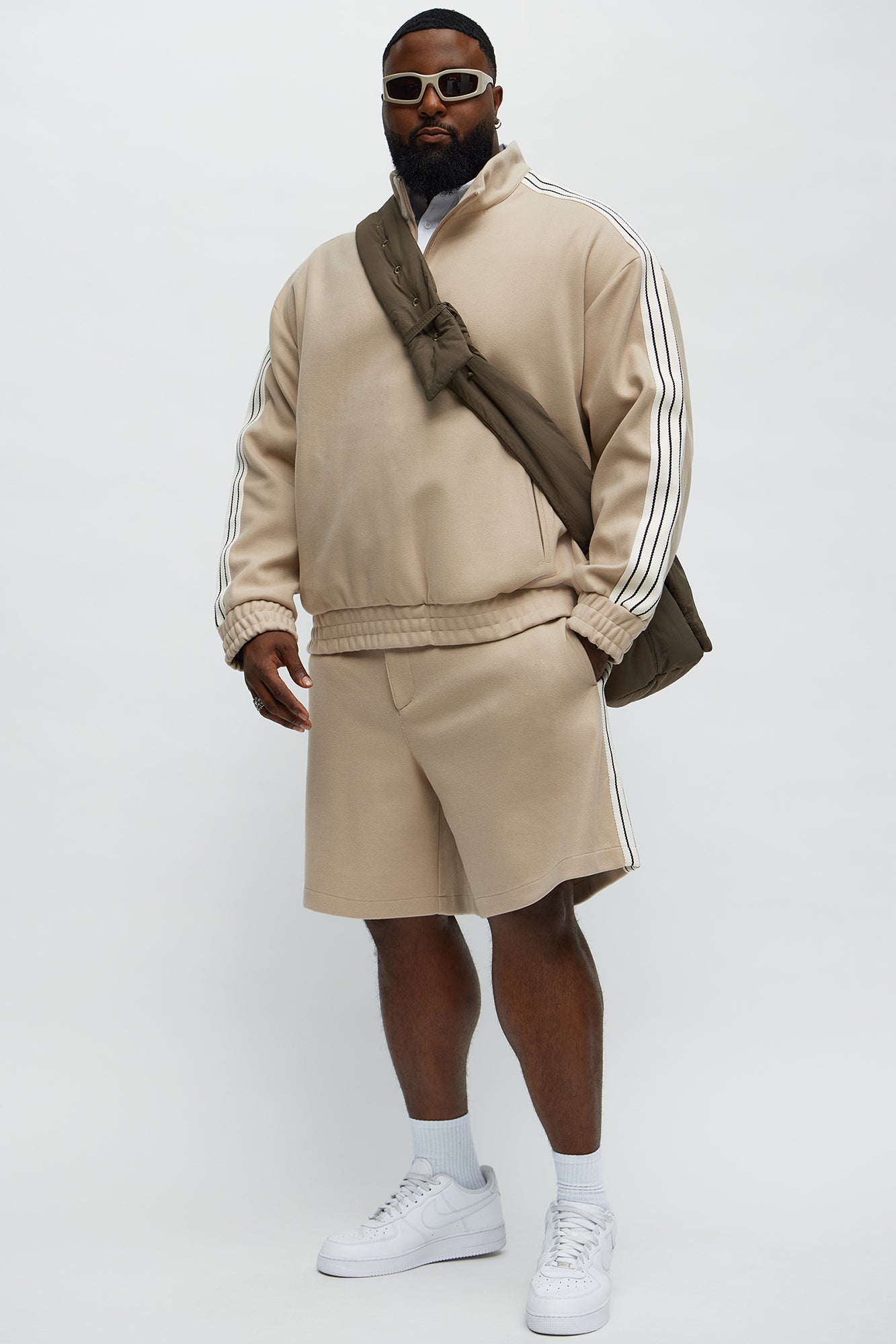 Tyson Resort Track Jacket - Tan