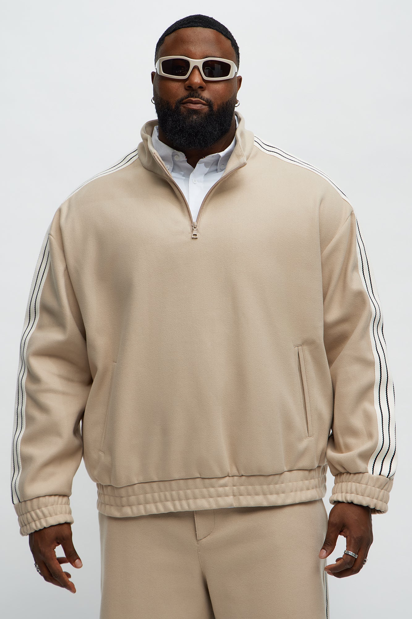 Tyson Resort Track Jacket - Tan