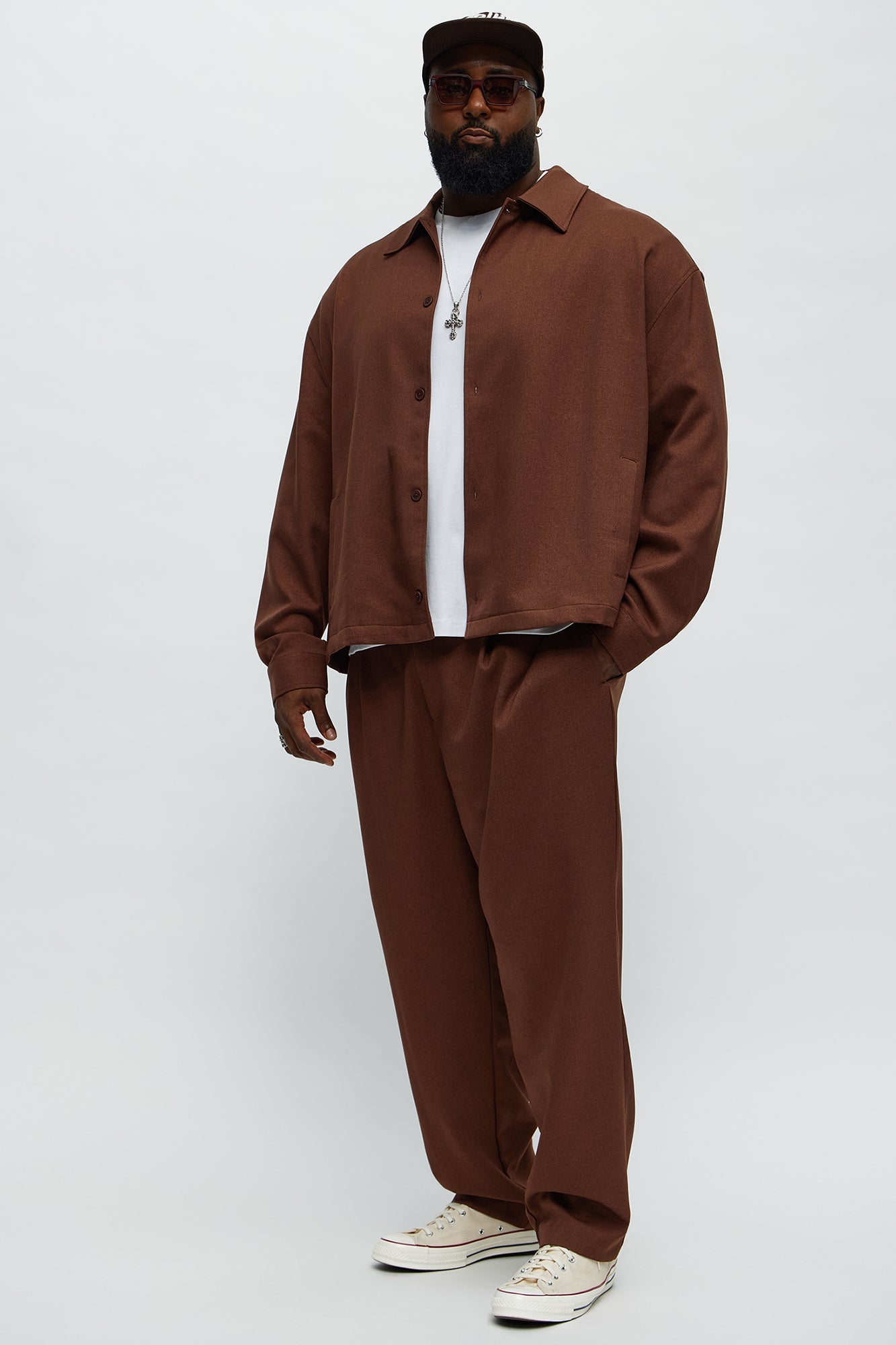 Relaxed Mara Overshirt - Brown