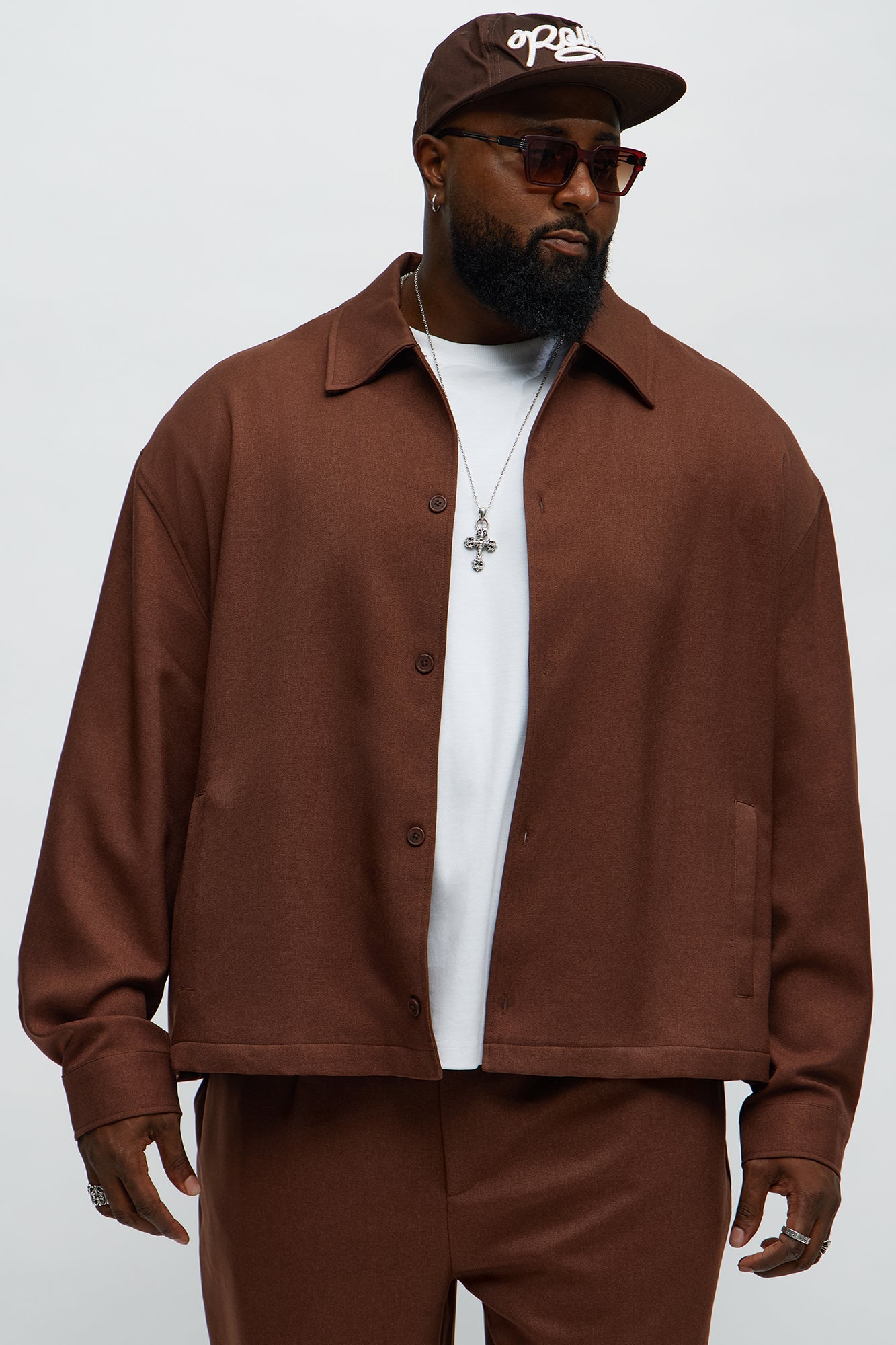 Relaxed Mara Overshirt - Brown