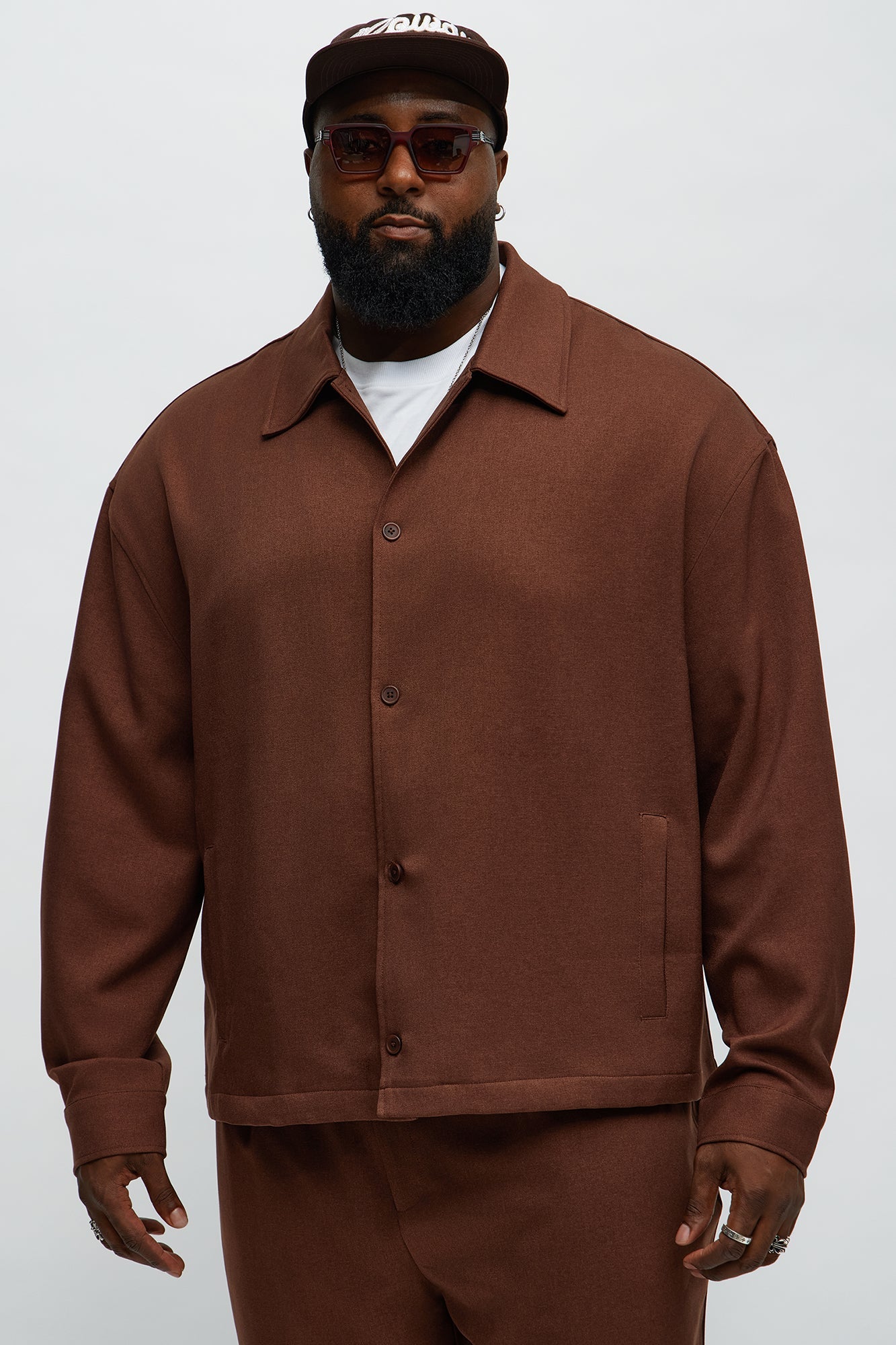 Relaxed Mara Overshirt - Brown
