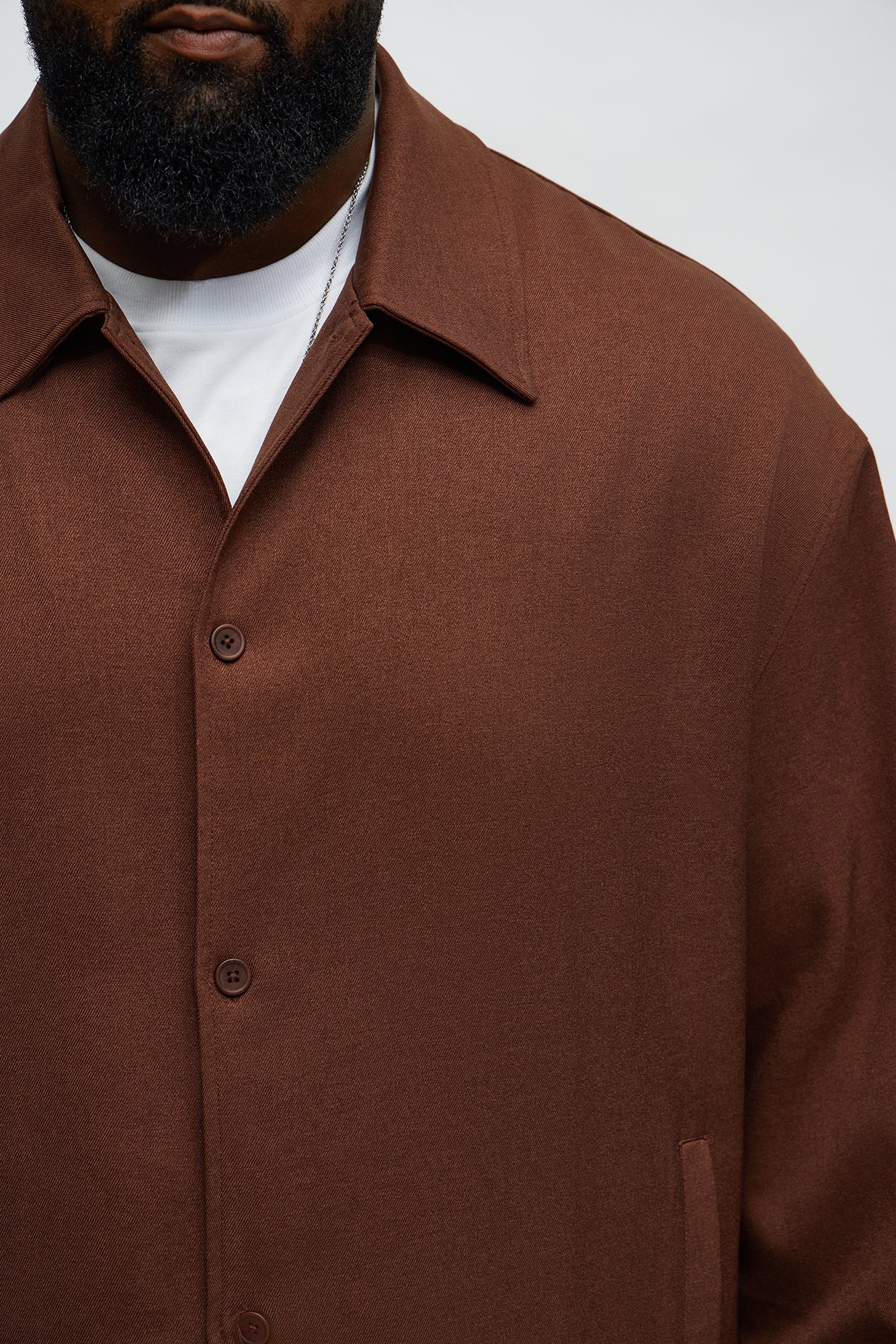 Relaxed Mara Overshirt - Brown