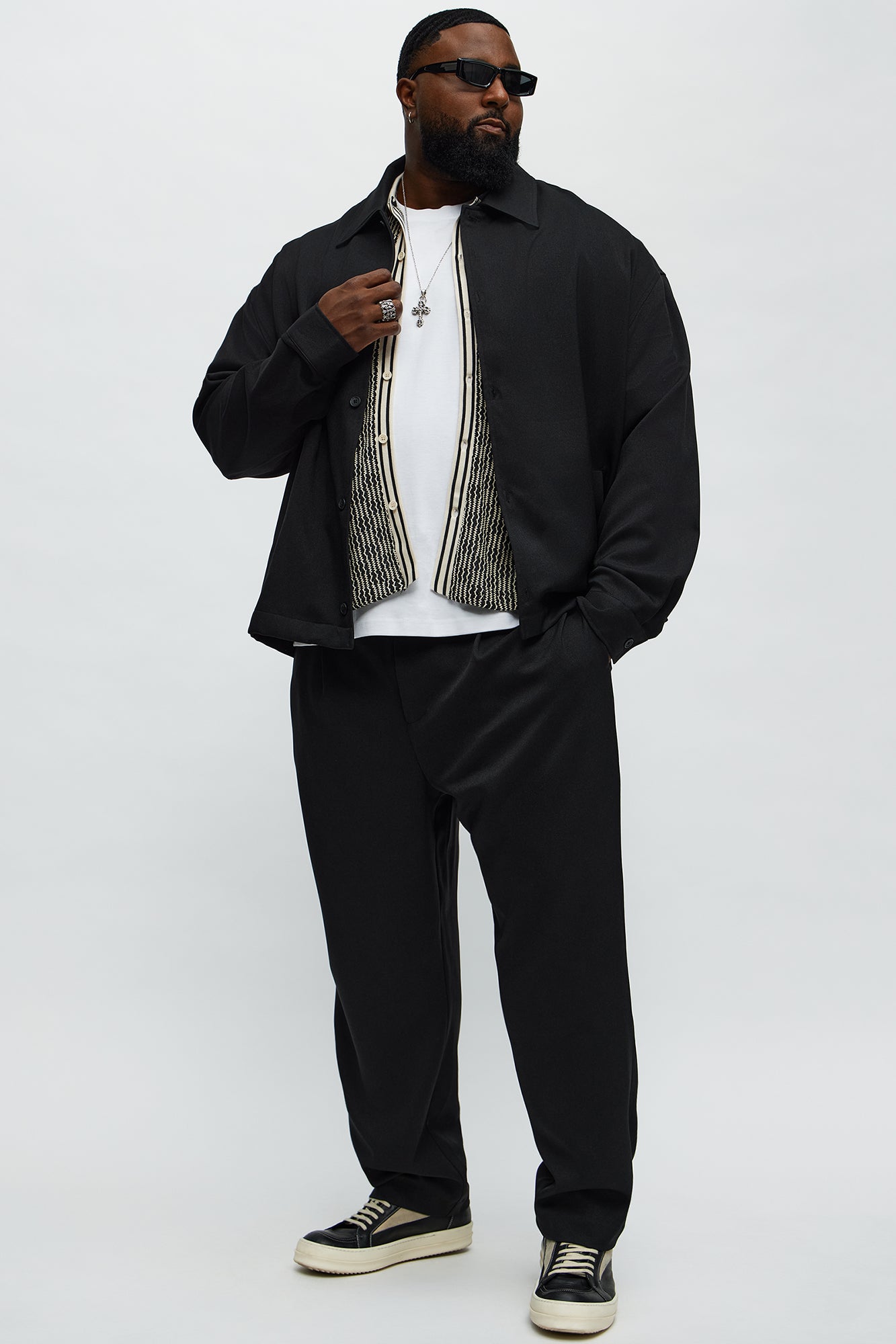 Relaxed Mara Overshirt - Black