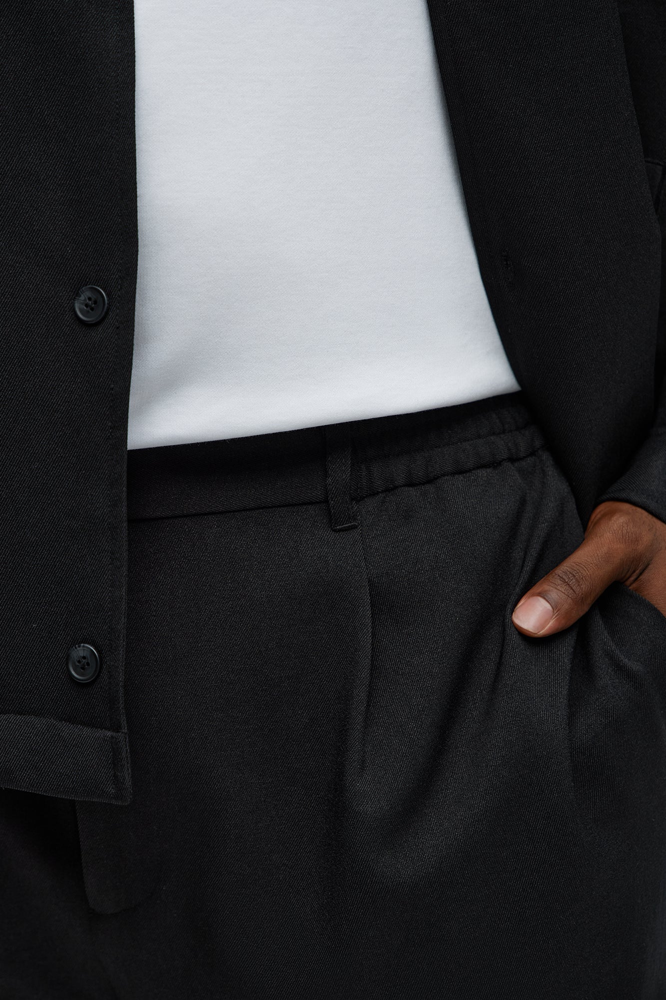 Slim Mara Hybrid Trousers - Black