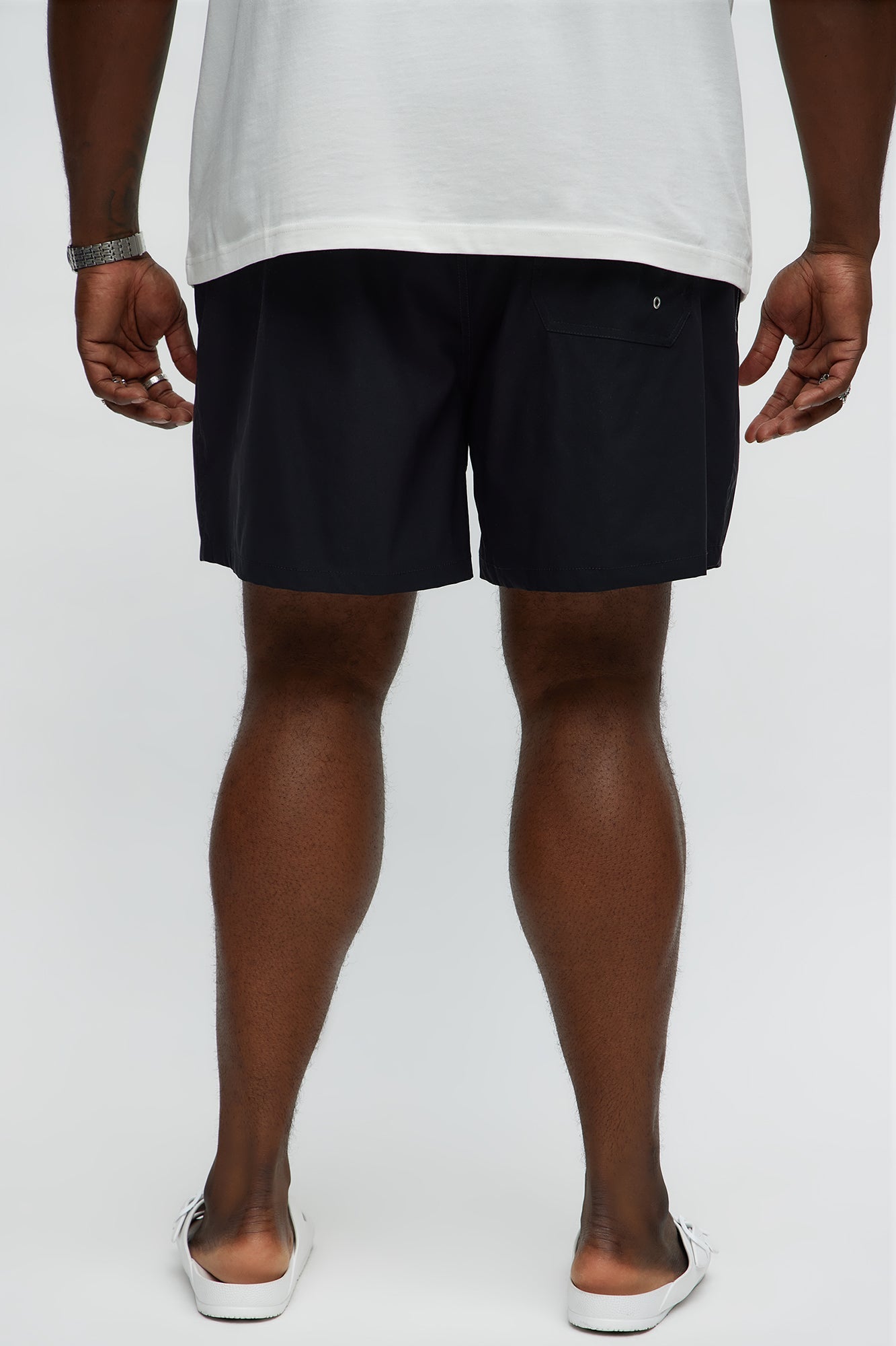 Hype Summer Swim Mid Trunk - Black/combo