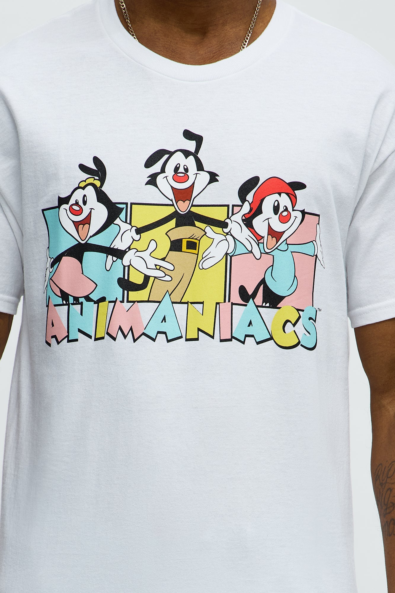 Animaniacs Sing A Long Short Sleeve Tee - White