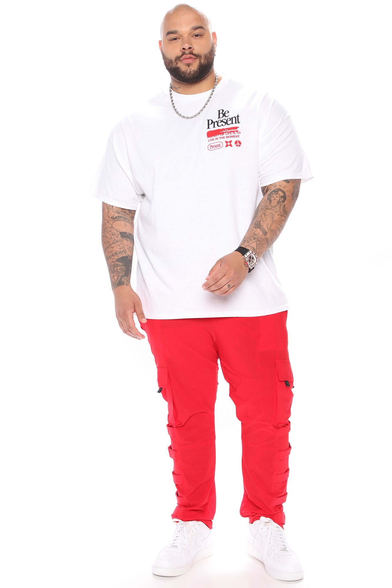 Be Present Short Sleeve Tee - White