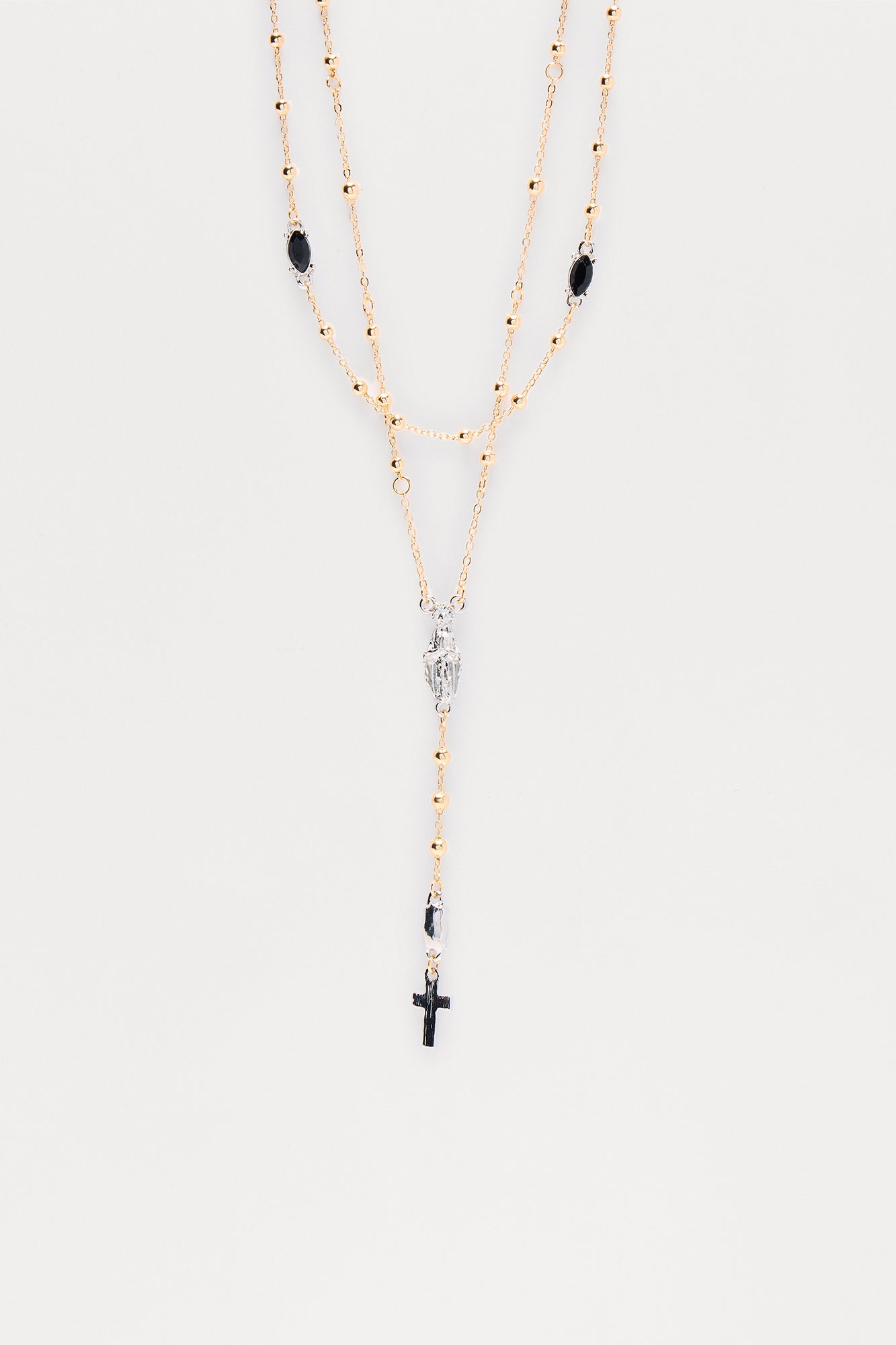 In Your View Necklace Set - Gold