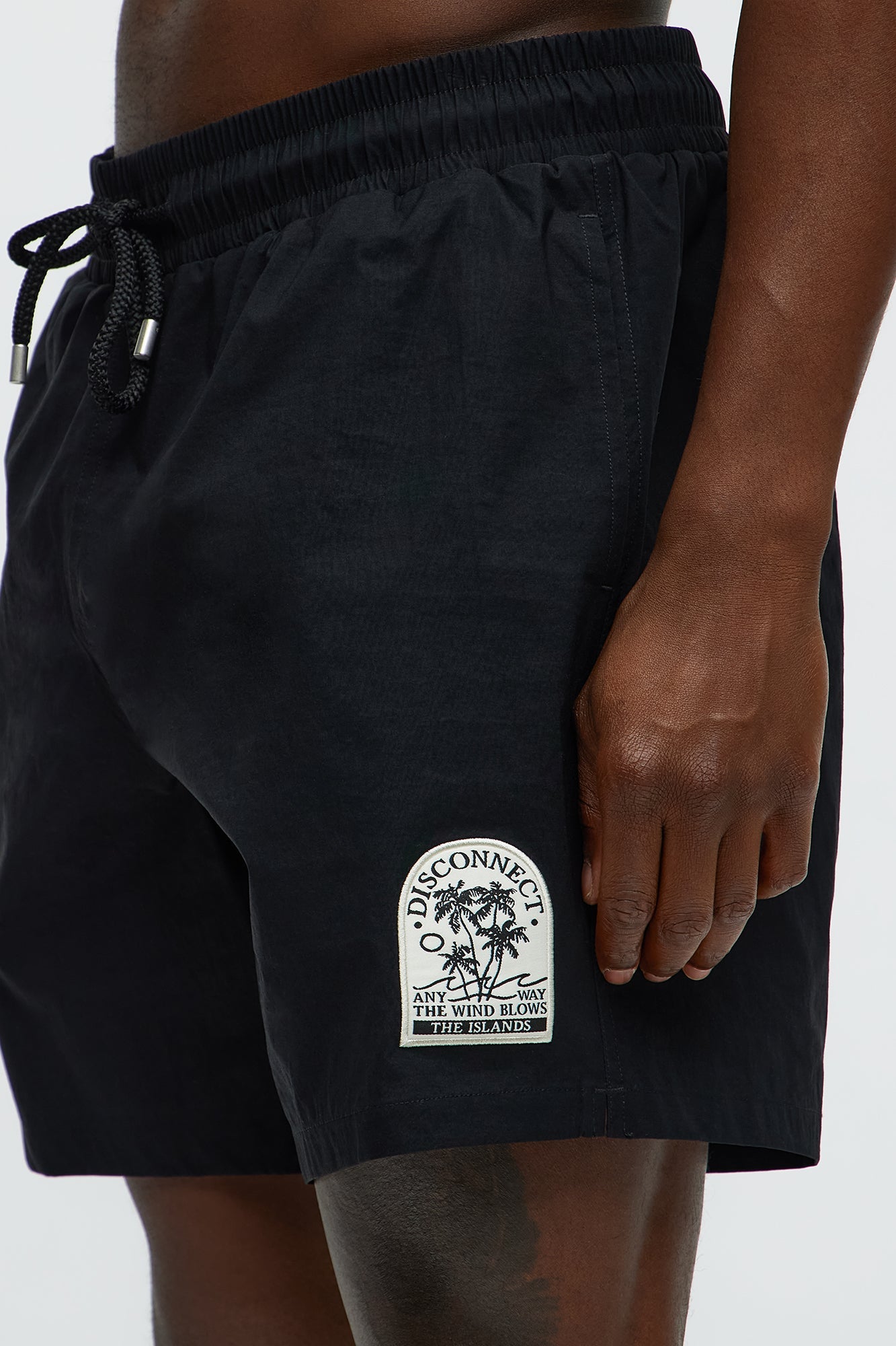 Tropical Disconnect Swim Classic Trunk - Black