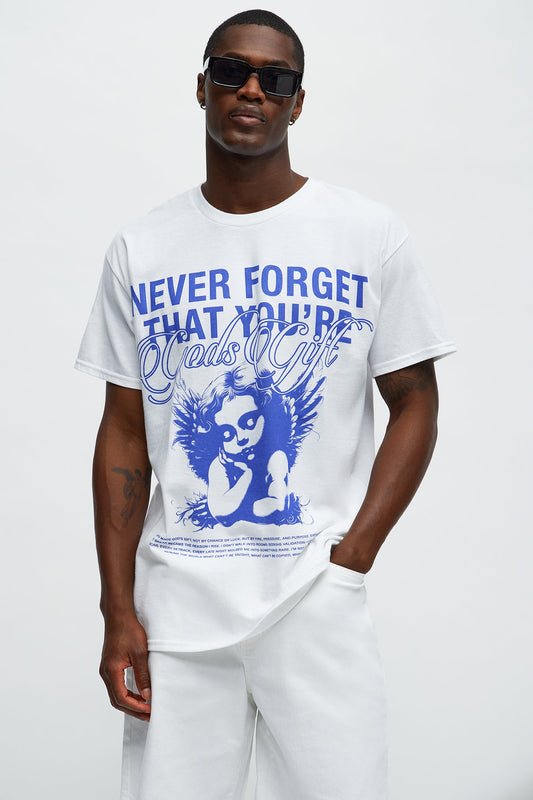 You Are His Gift Short Sleeve Tee - White