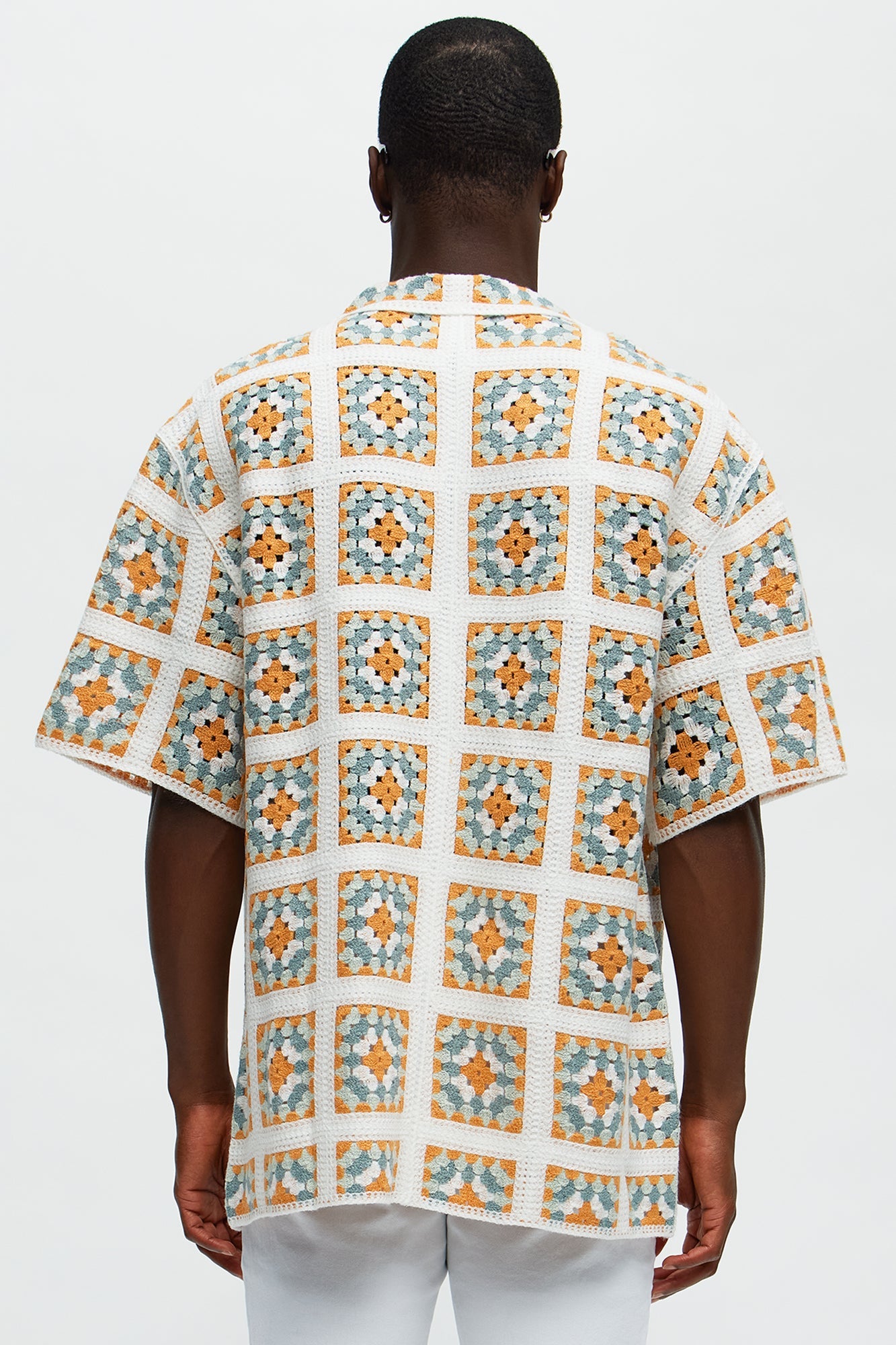 Nolan Textured Shirt - White/combo