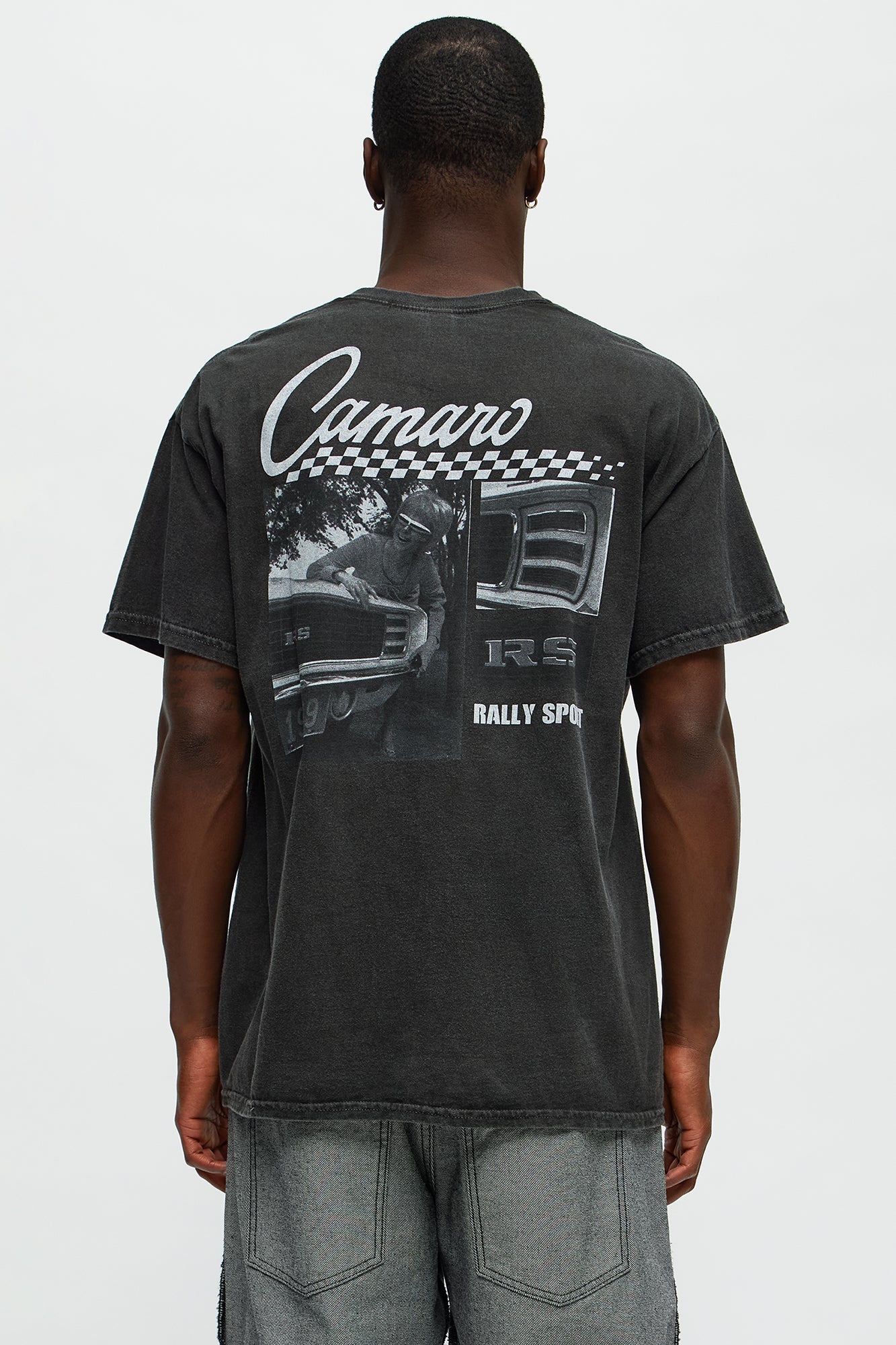 Chevy Camaro Rally Sport Short Sleeve Tee - Black