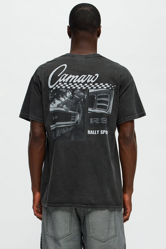 Chevy Camaro Rally Sport Short Sleeve Tee - Black