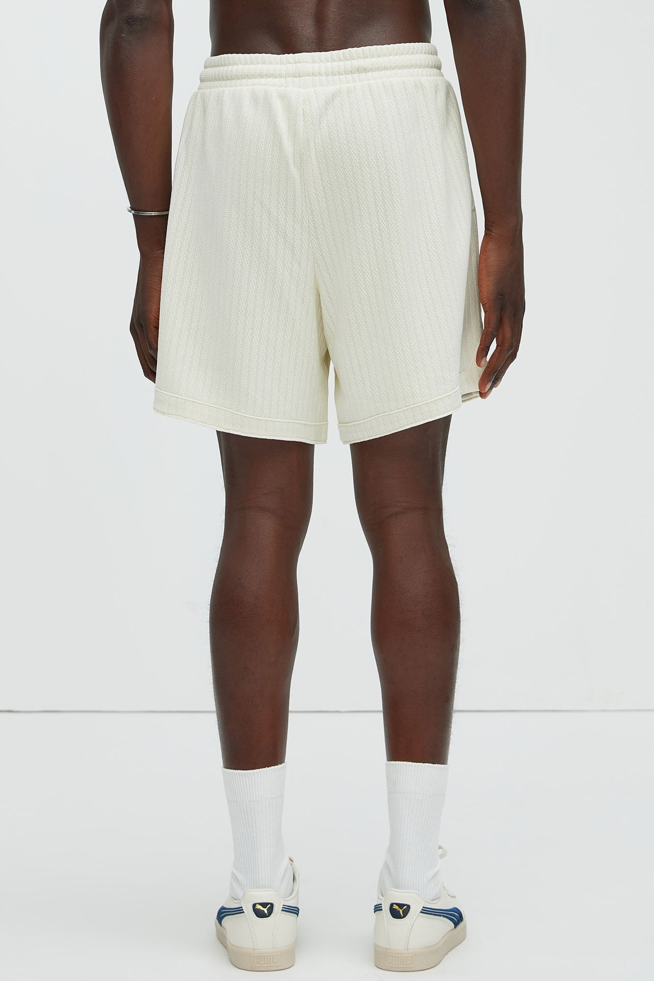 Easton Textured Shorts - Off White