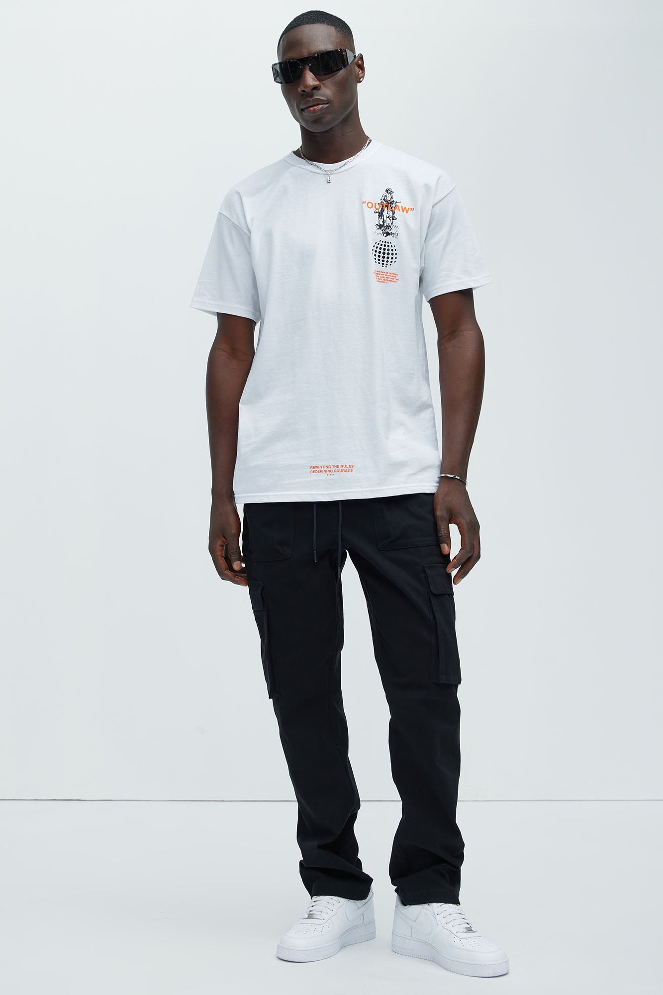 Cadet Utility Slim Cargo Pants - Black