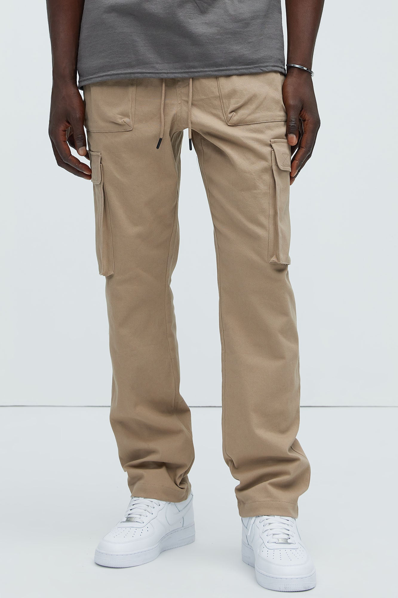 Cadet Utility Slim Cargo Pants - Khaki