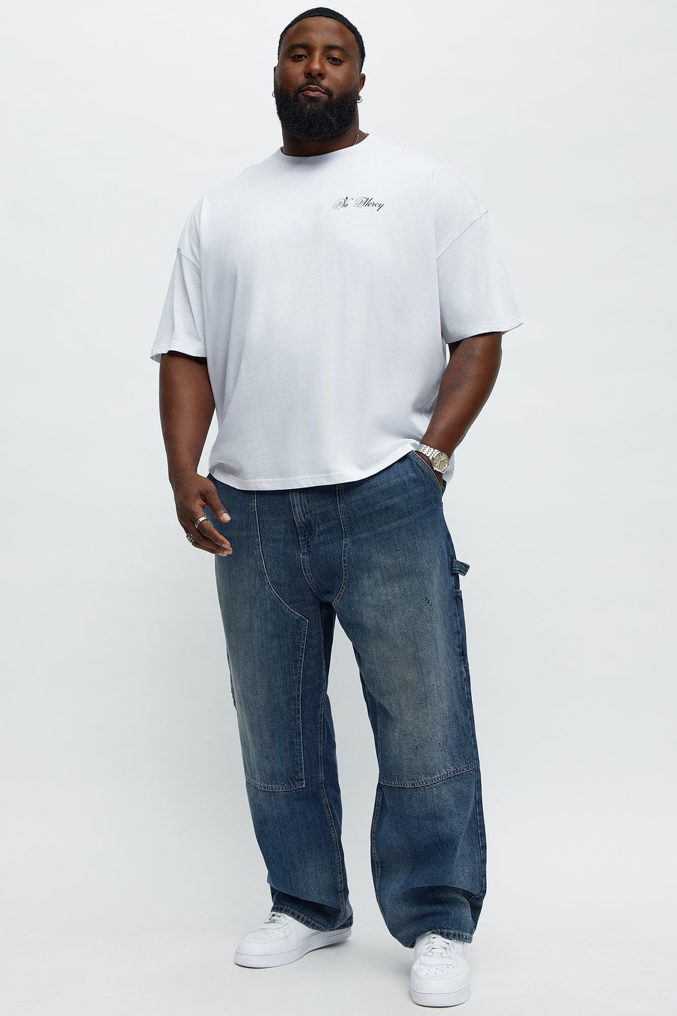 Righteous Carpenter Baggy Jeans - Dark Wash