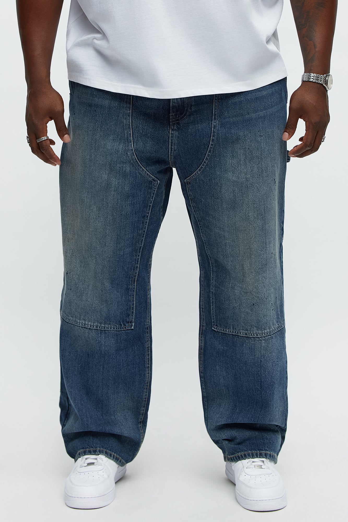 Righteous Carpenter Baggy Jeans - Dark Wash