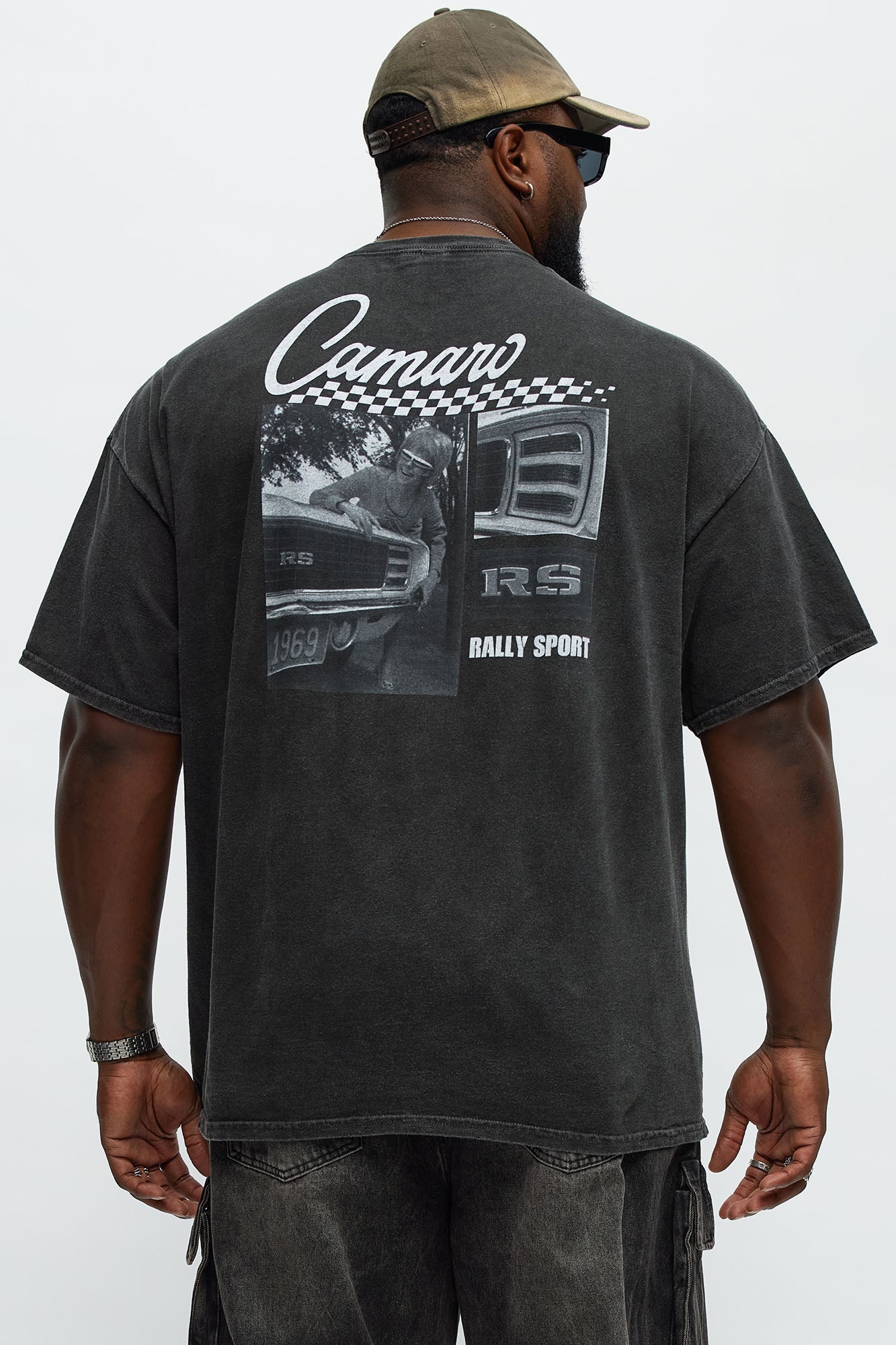 Chevy Camaro Rally Sport Short Sleeve Tee - Black
