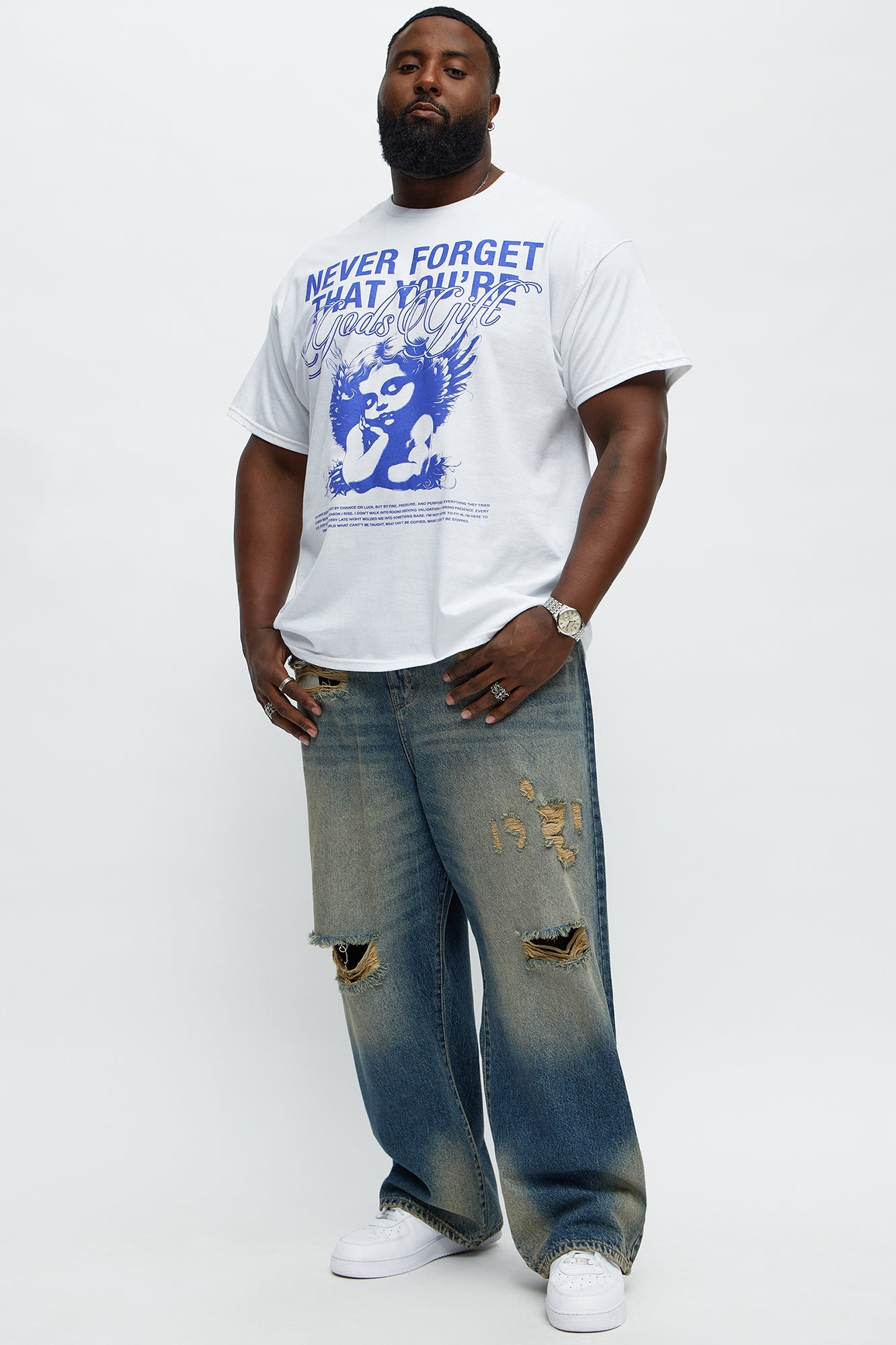 You Are His Gift Short Sleeve Tee - White