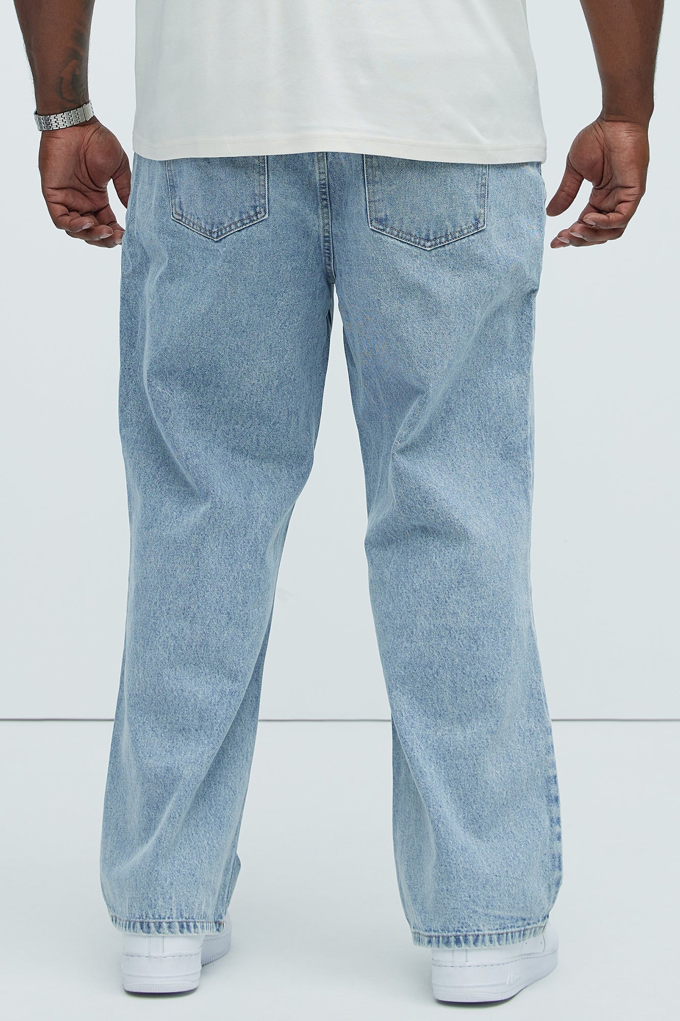 Dean Straight Jeans - Light Blue Wash