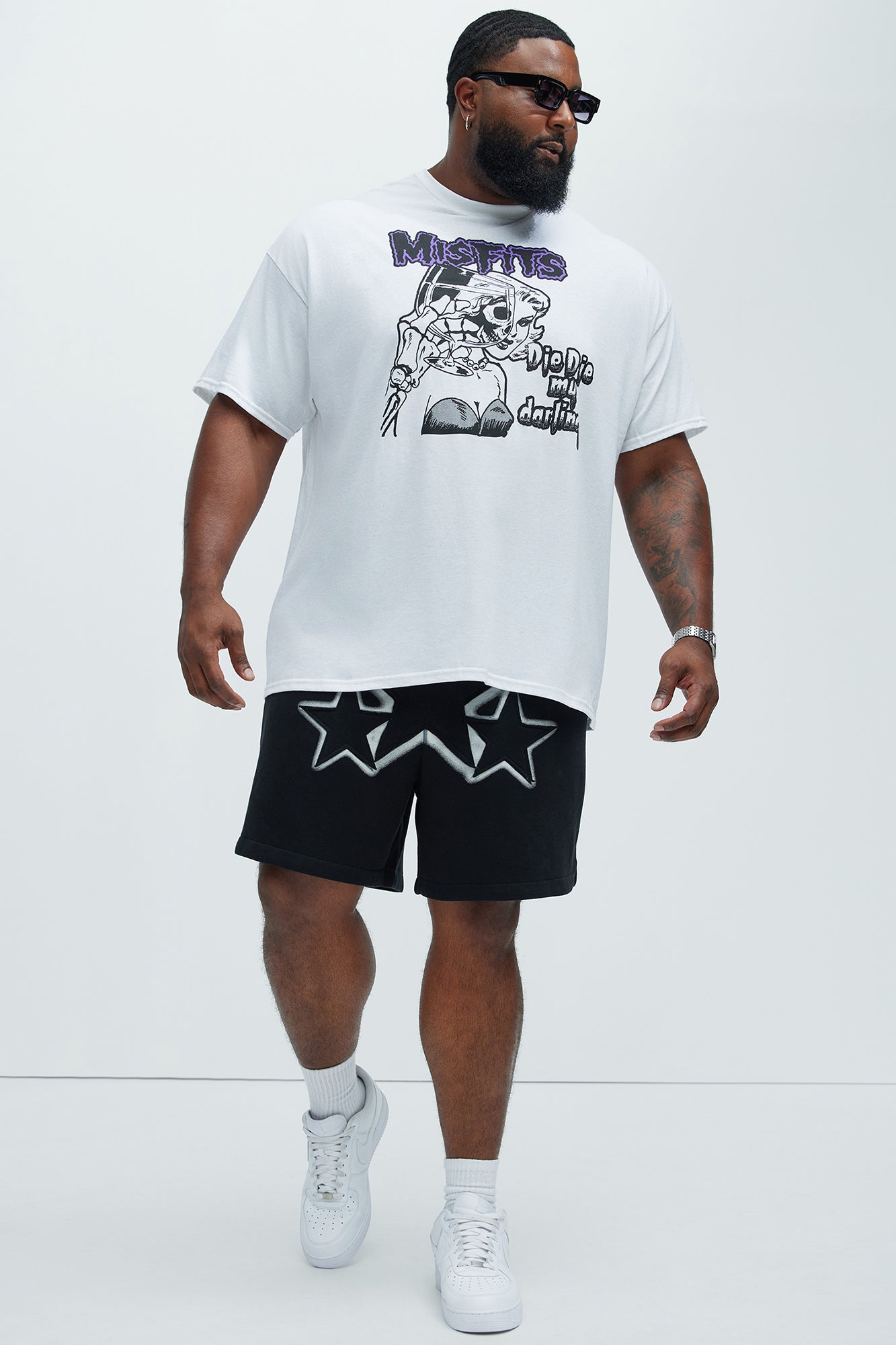 Tyson Star Warm Up Shorts - Black