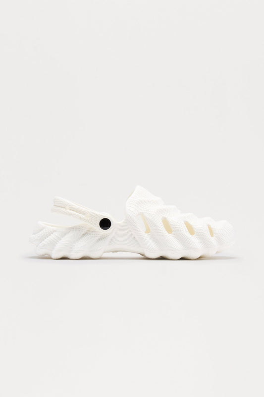 Flex Step Mules - White