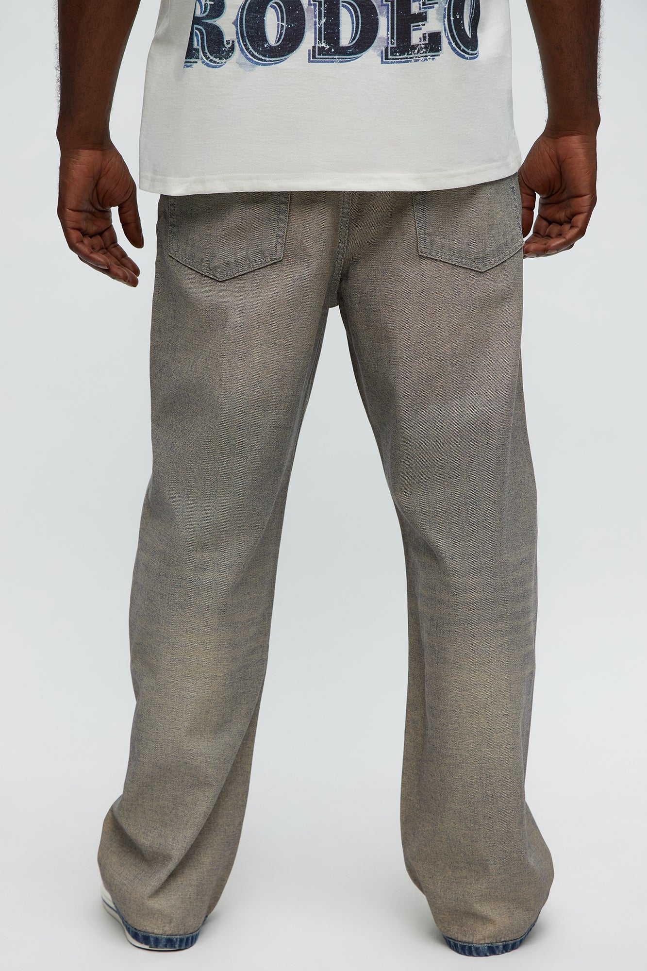 Outside Looking In Baggy Jeans - Grey