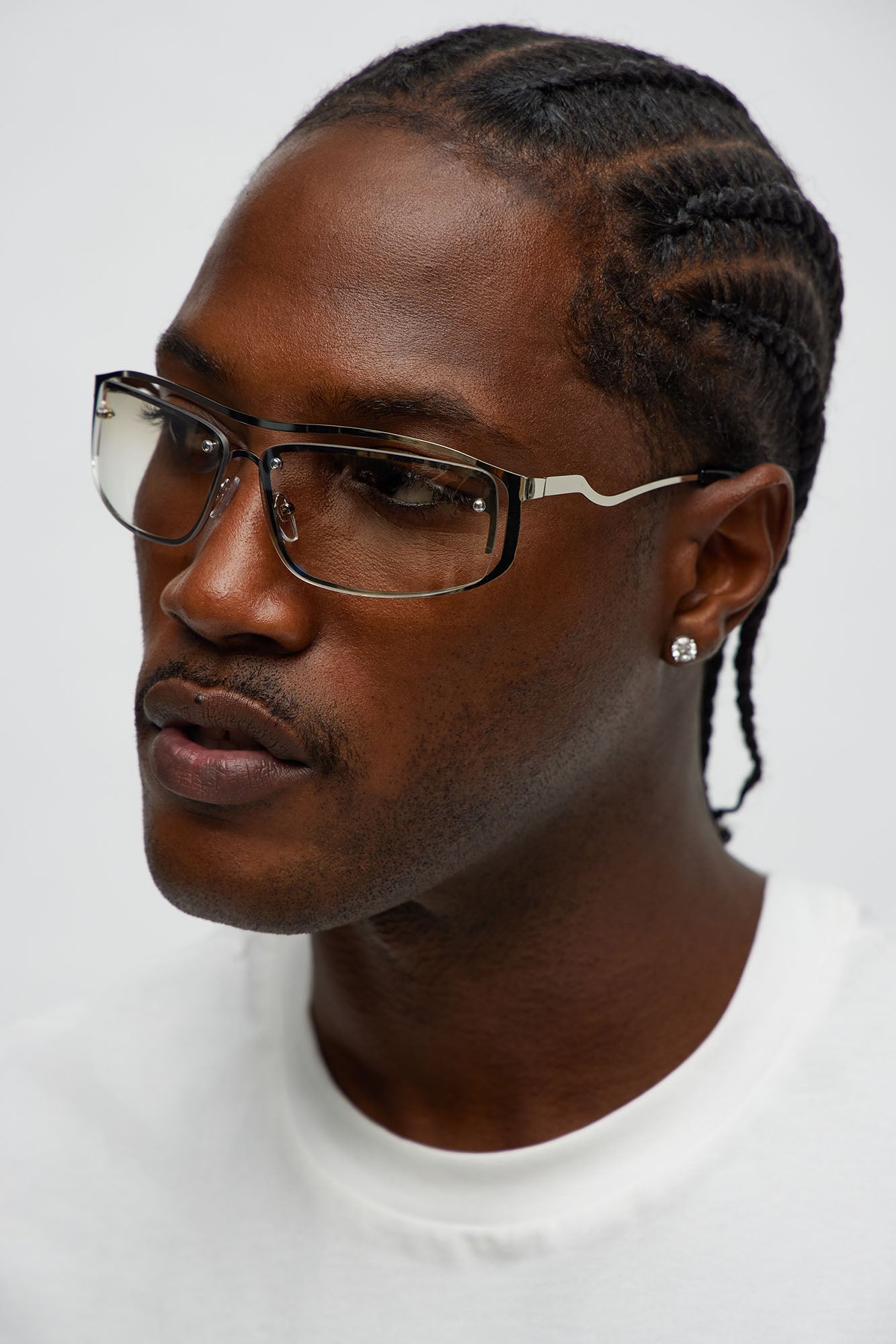 Squiggled Sunglasses - Clear