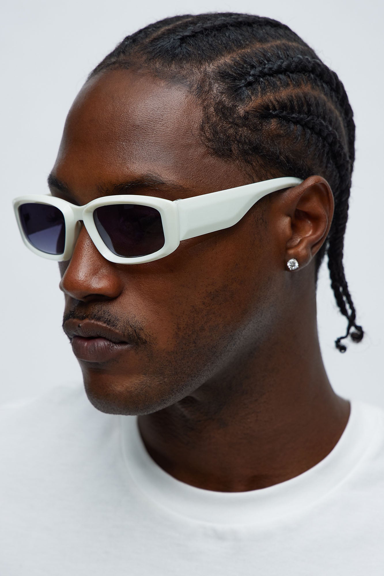 Puffed Up Sunglasses - White