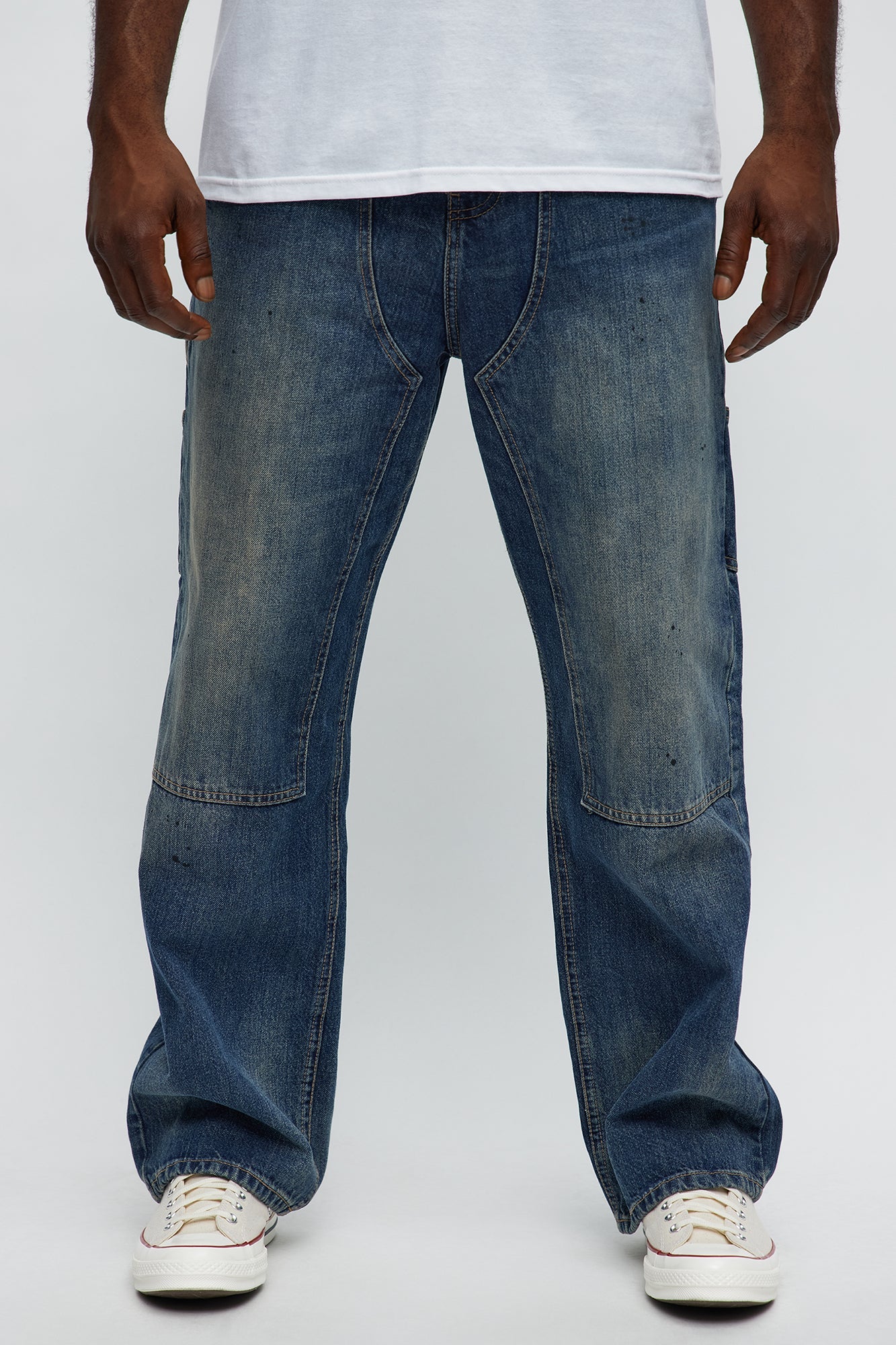 Righteous Carpenter Baggy Jeans - Dark Wash