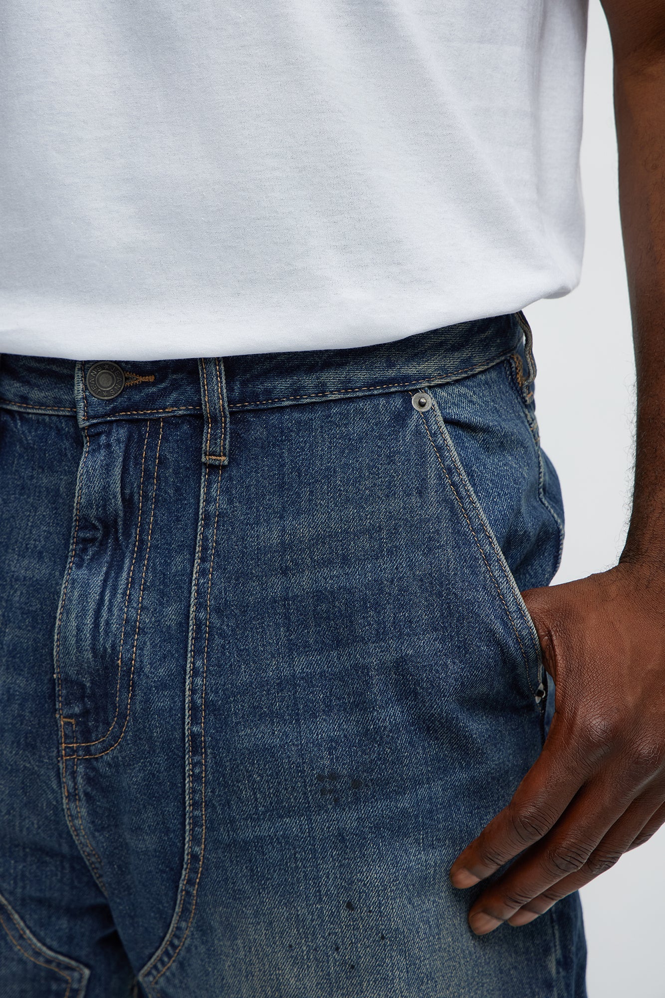 Righteous Carpenter Baggy Jeans - Dark Wash