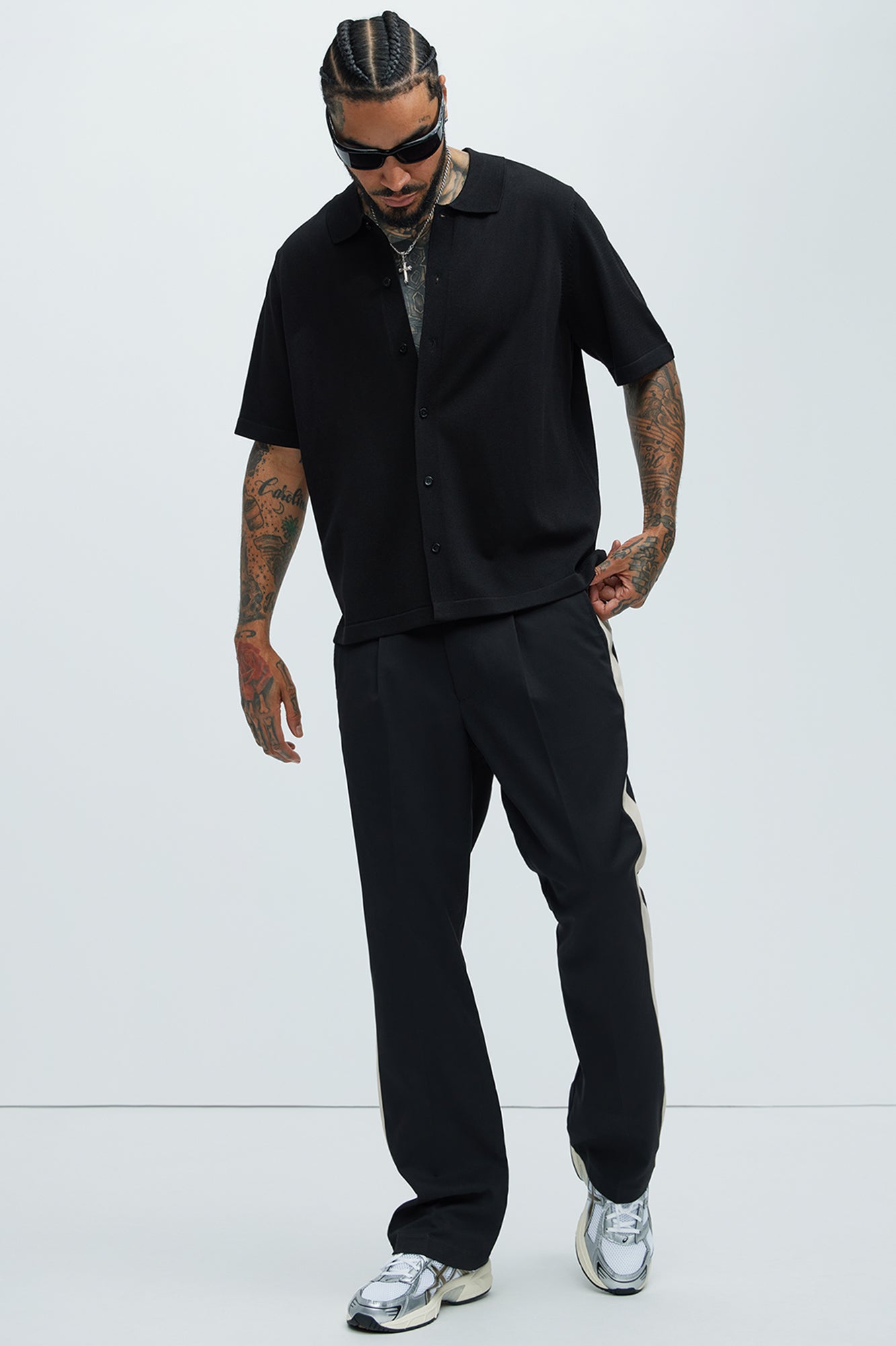 Baker Resort Knit Shirt - Black