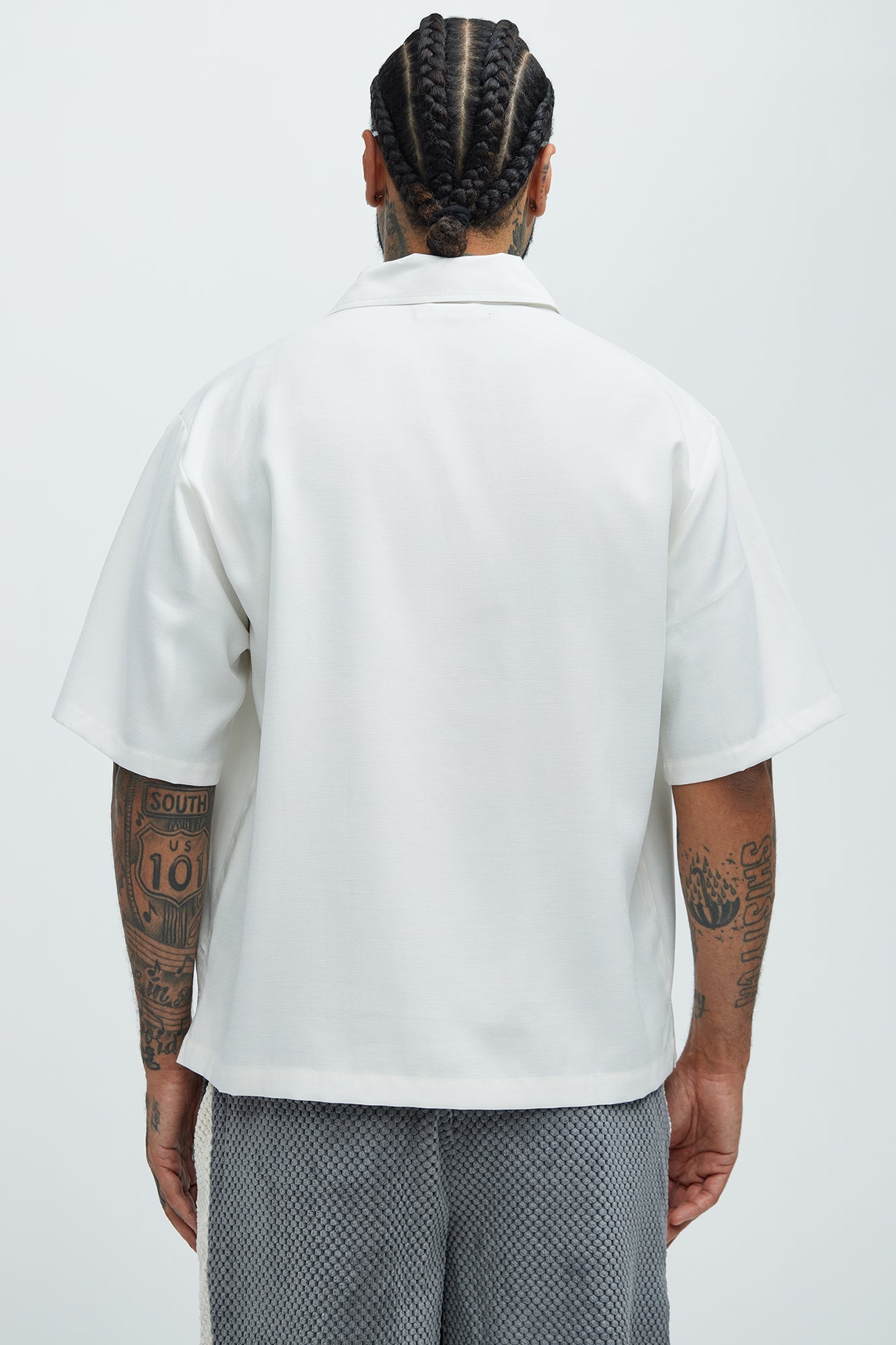 Blexy Pleated Shirt - White