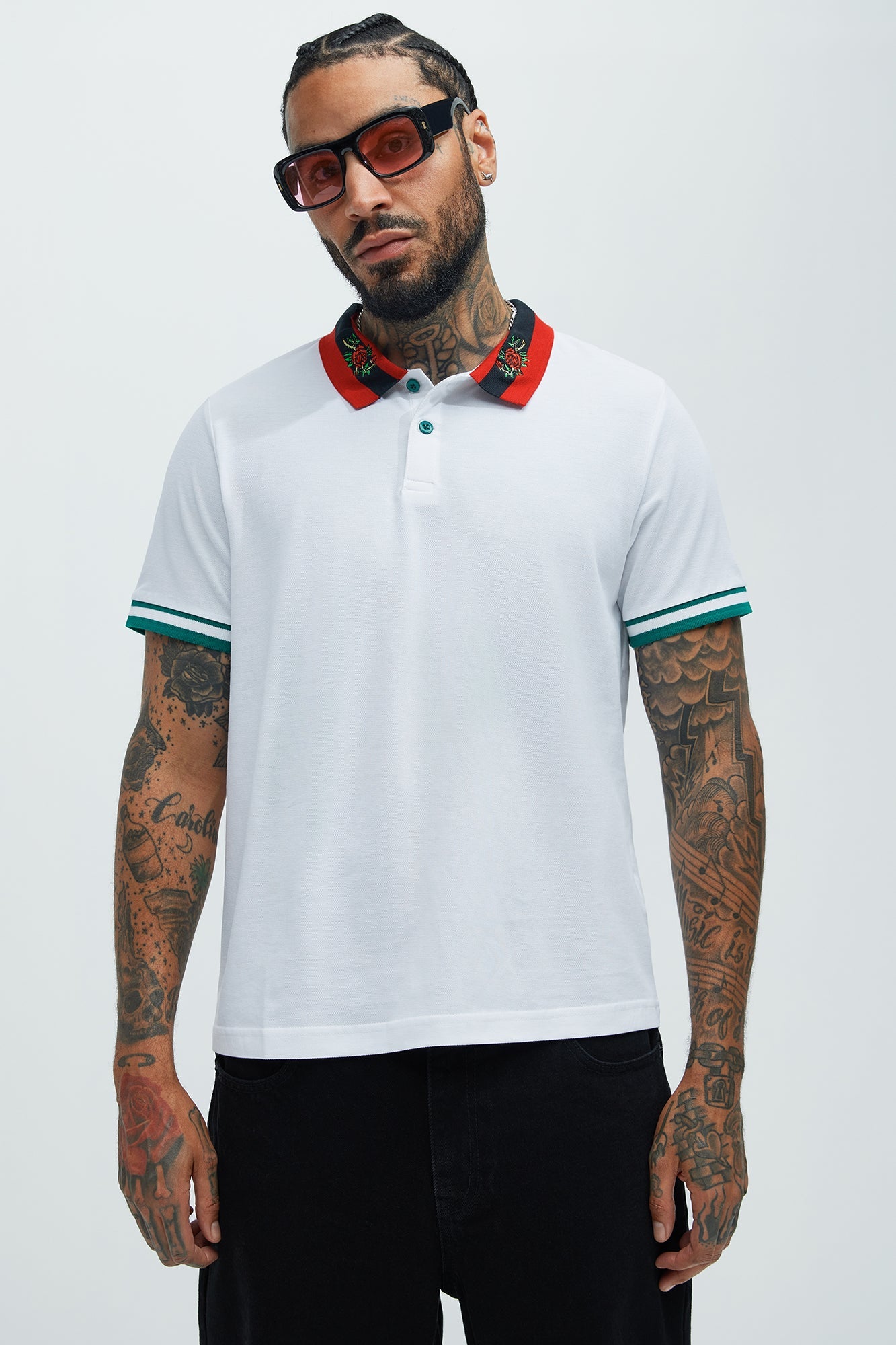 Brandon Short Sleeve Polo Shirt - White